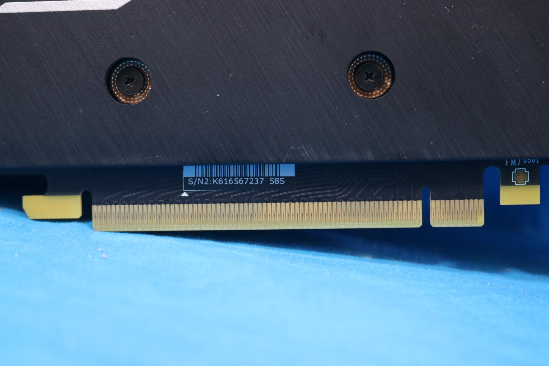 MSI NVIDIA GeForce GTX 1660 Ti Ventus XS 6G OC 6GB GDDR6 PCIe 3.0 x16 Desktop GPU MS-V375 VER: 1.2