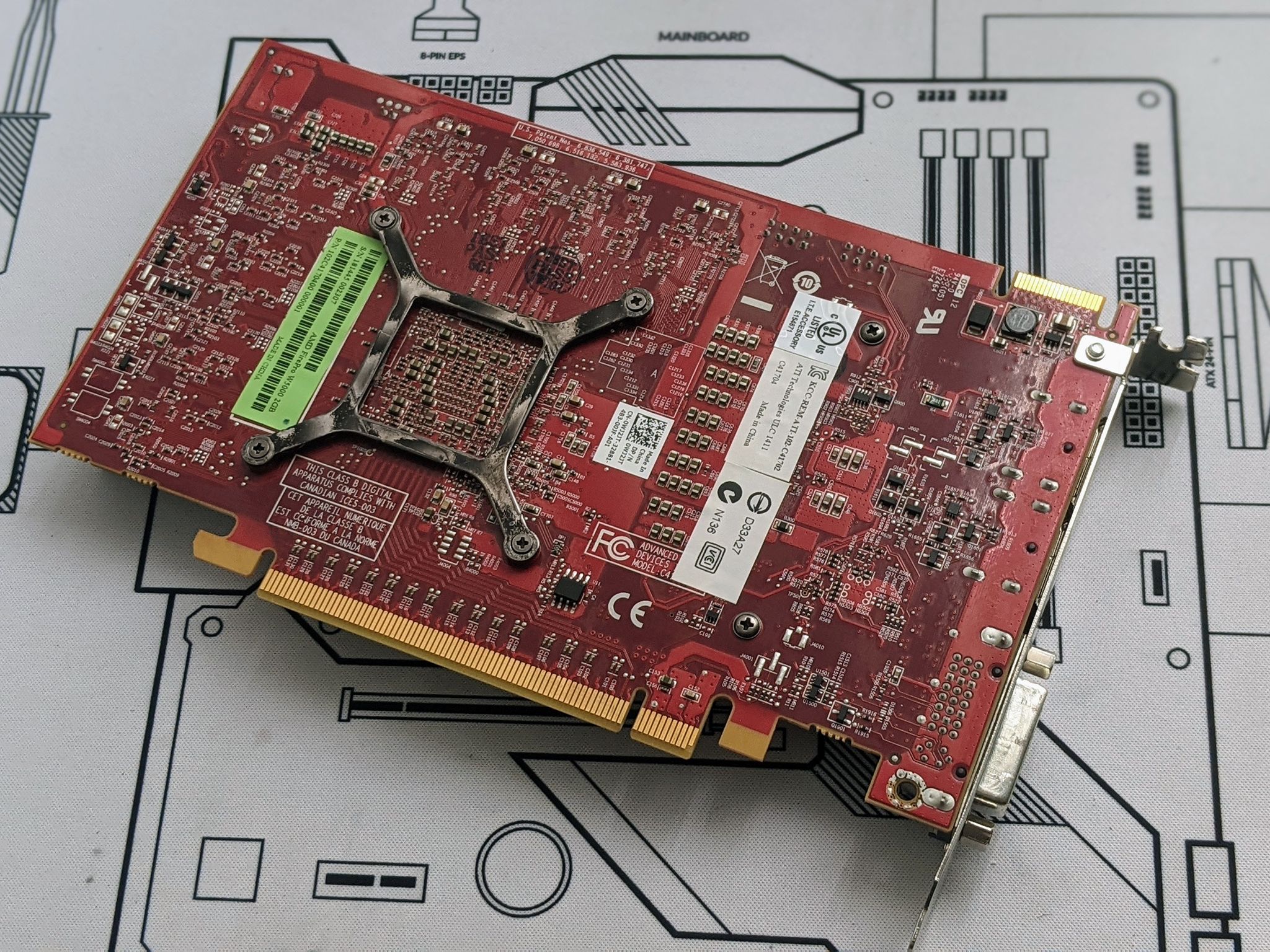 Dell AMD FirePro W5000 2GB GDDR5 Dual-DisplayPort DVI PCIe 3.0 Graphics Card