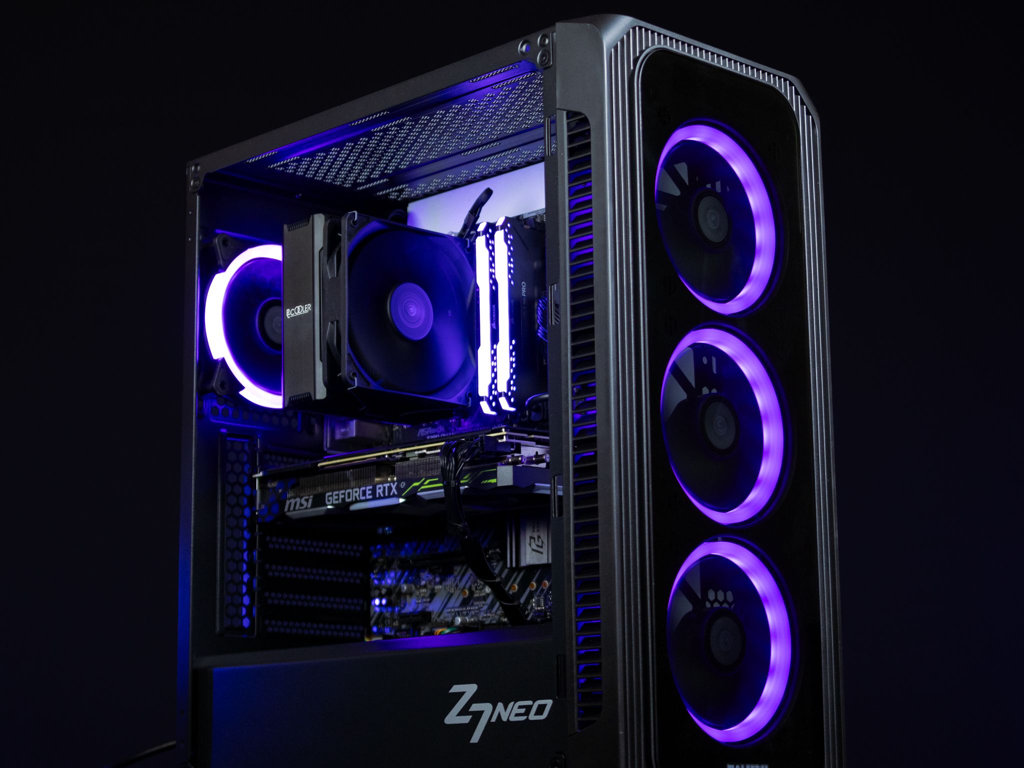 Spacey SF RTX 2080 32GB i7 Windows 11 1TB Workstation Gaming PC