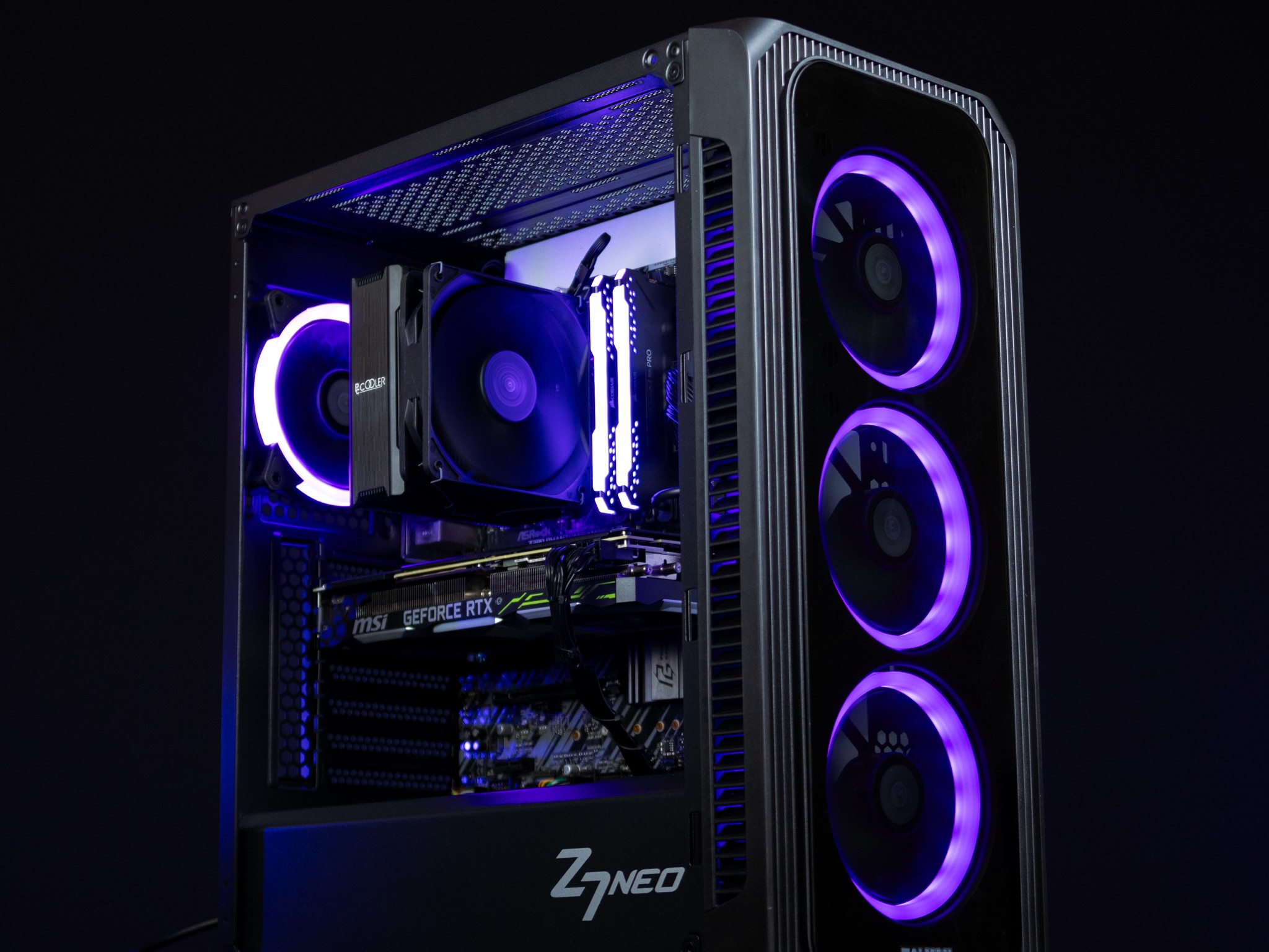 Spacey SF RTX 2080 32GB i7 Windows 11 1TB Workstation Gaming PC