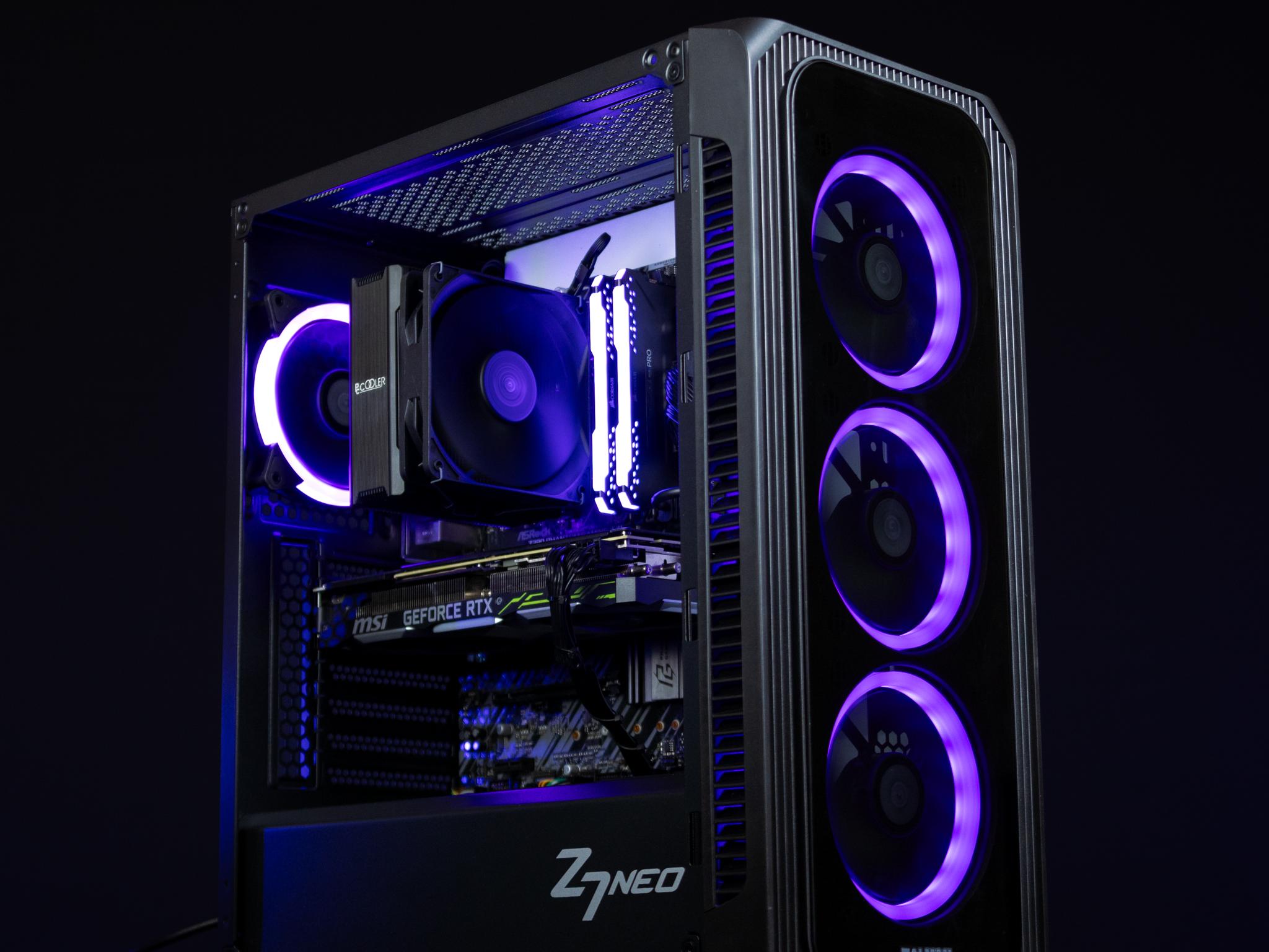 Spacey SF RTX 2080 32GB i7 Windows 11 1TB Workstation Gaming PC