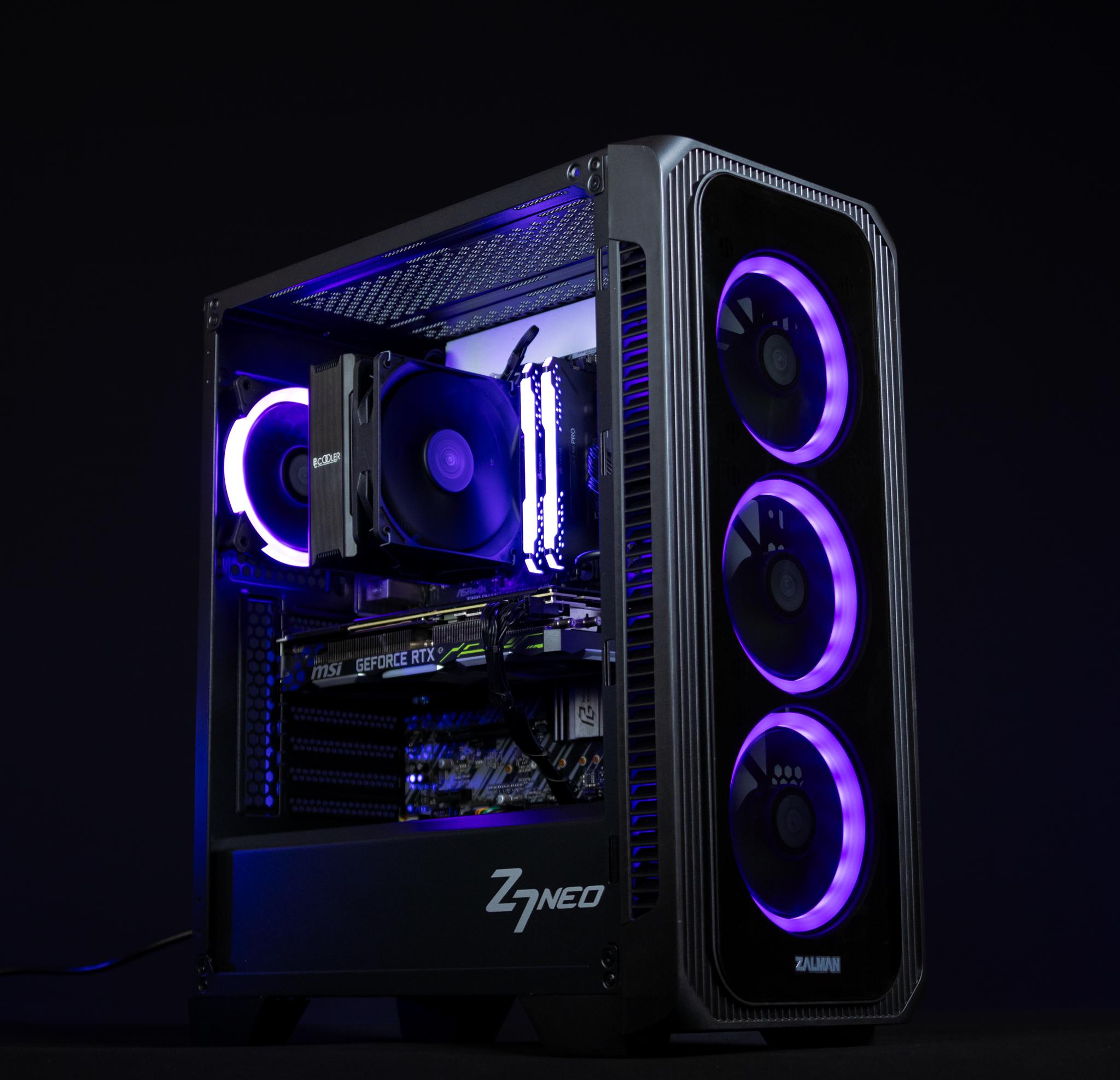 Spacey SF RTX 2080 32GB i7 Windows 11 1TB Workstation Gaming PC