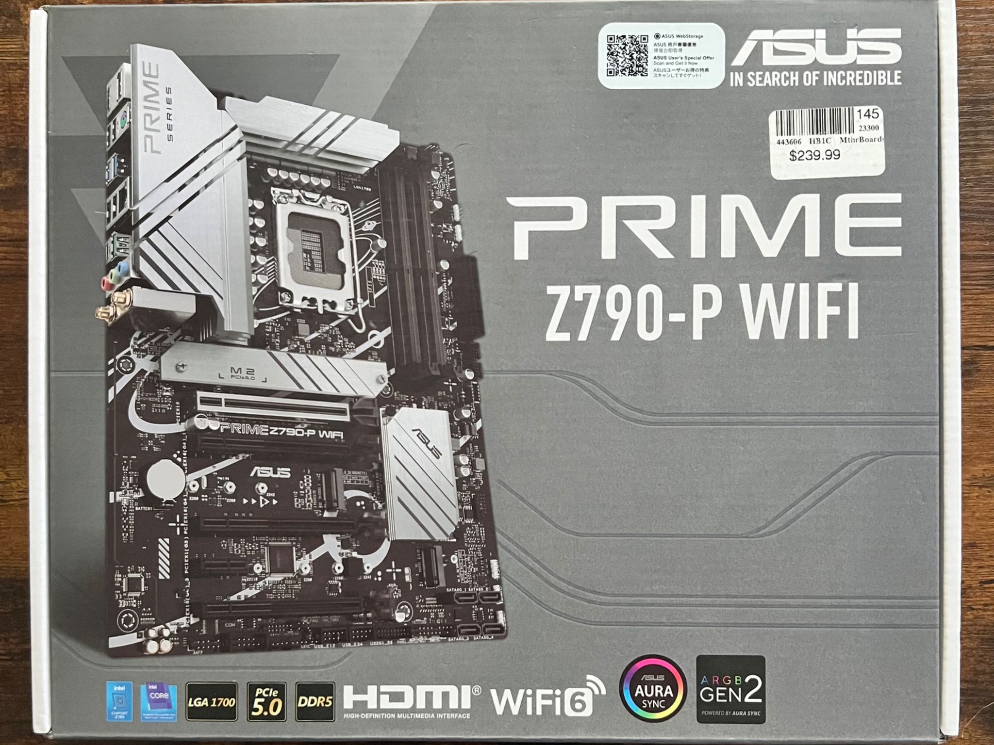 ASUS Z790-P | Intel Core i5-12600KF | 32GB DDR5