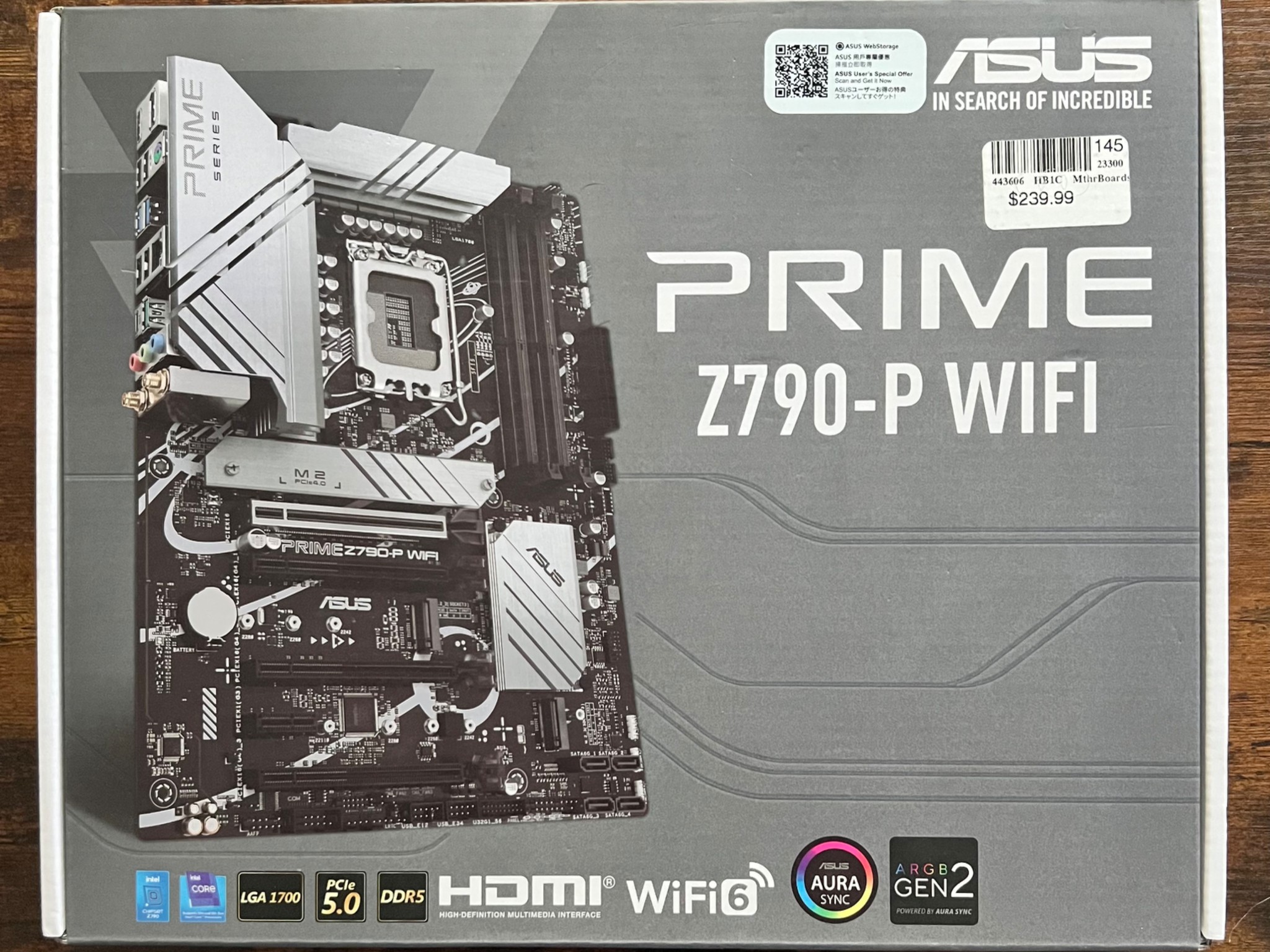 ASUS Z790-P | Intel Core i5-12600KF | 32GB DDR5