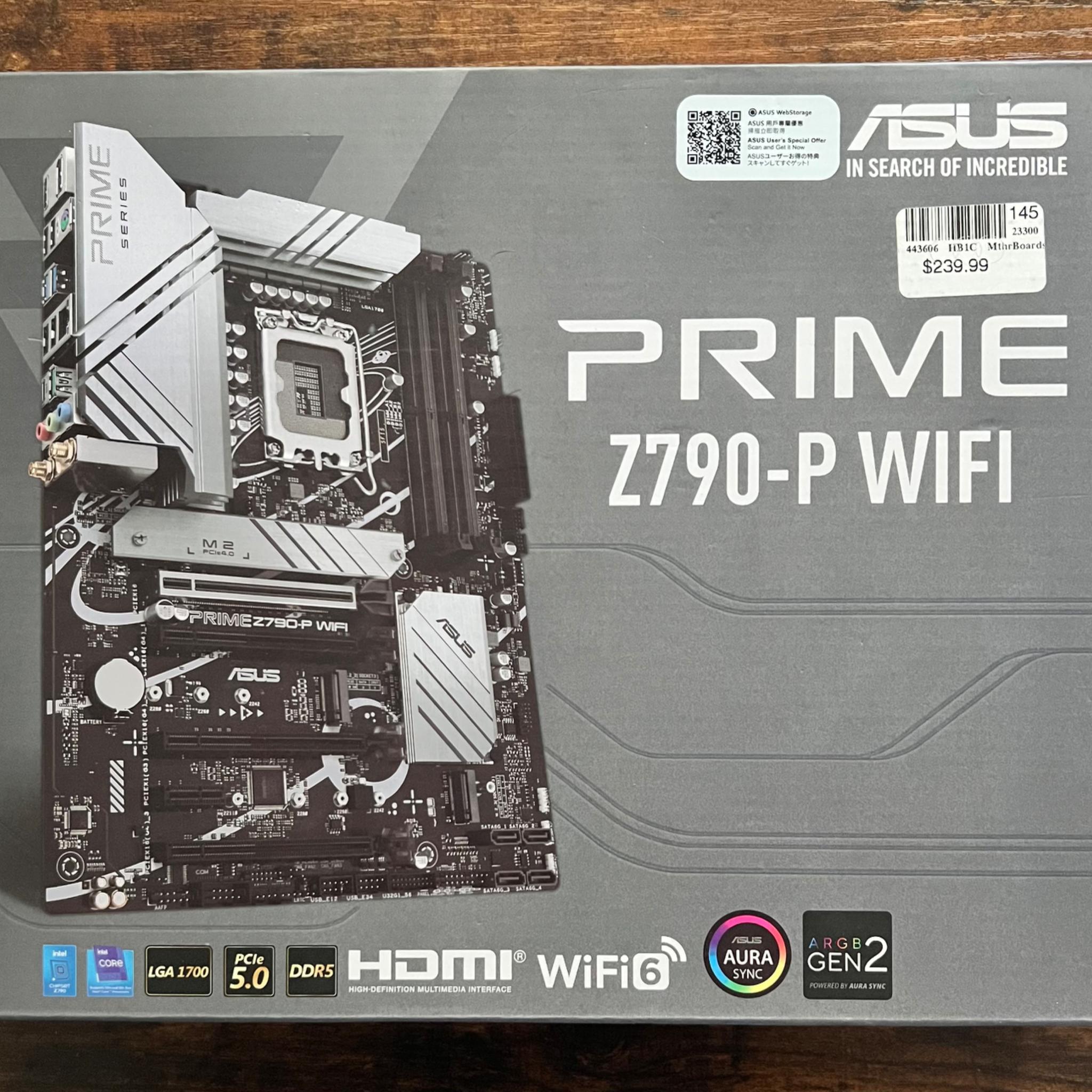 ASUS Z790-P | Intel Core i5-12600KF | 32GB DDR5