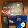 Combo: I7-10700k + Asus Z490E + 32GB RAM (3200mhz) + 1TB HHD