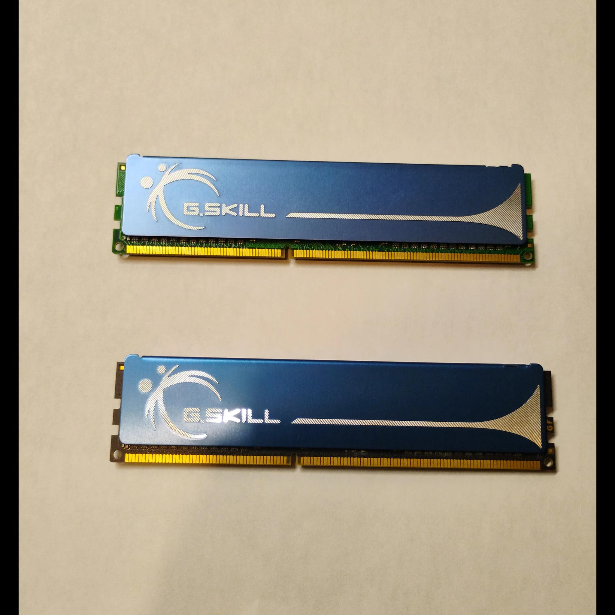 GSkill 4GB (2X2GB) DDR3- 1333 CL8-8-8-21 1.50v F3- 10666 F3-10666CL8D-4GBHK