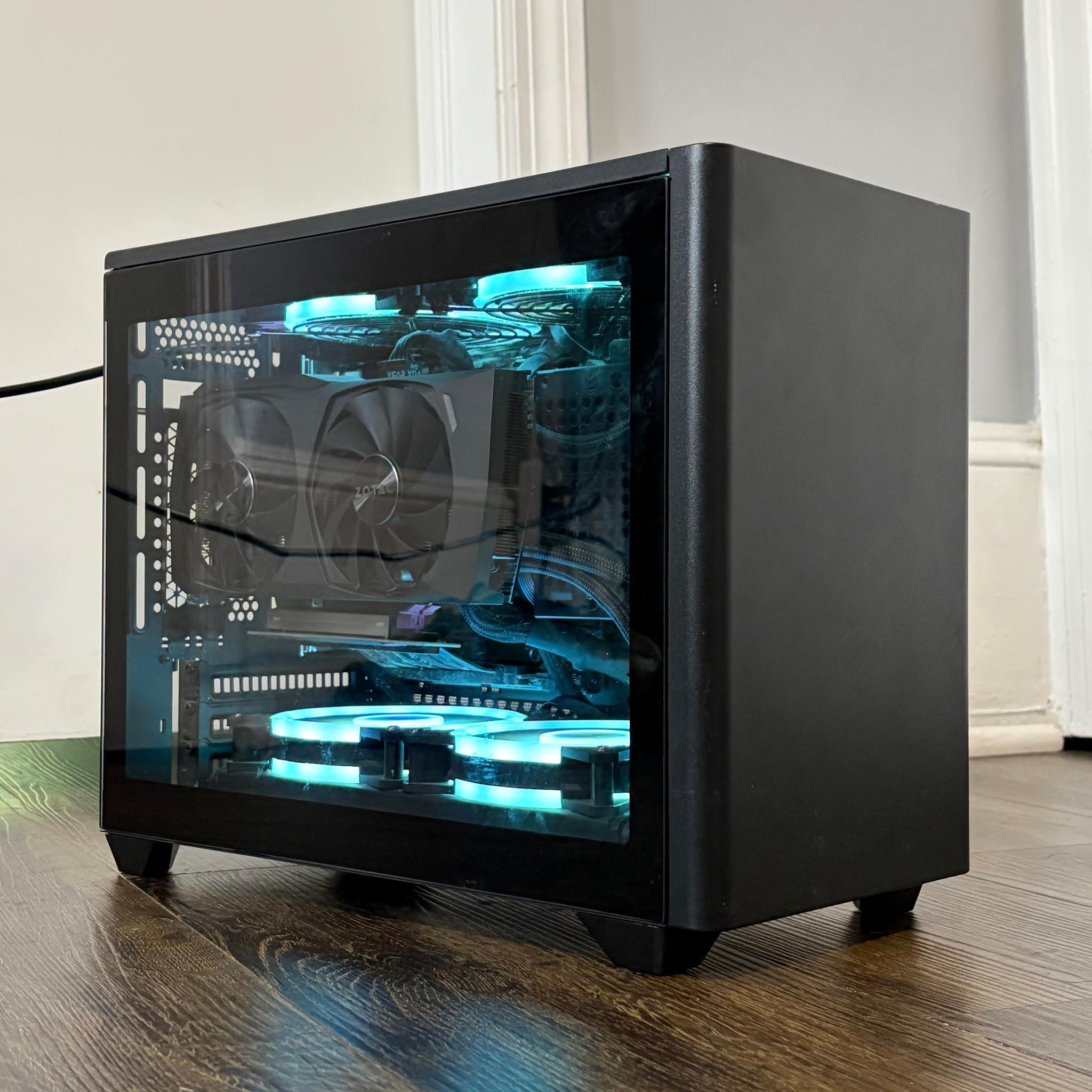 ❄️🖤 DARK FROST 🖤❄️ Ryzen 5 5600X / RTX 3060 TI / 16gb DDR4 / 512GB SSD / Gaming PC