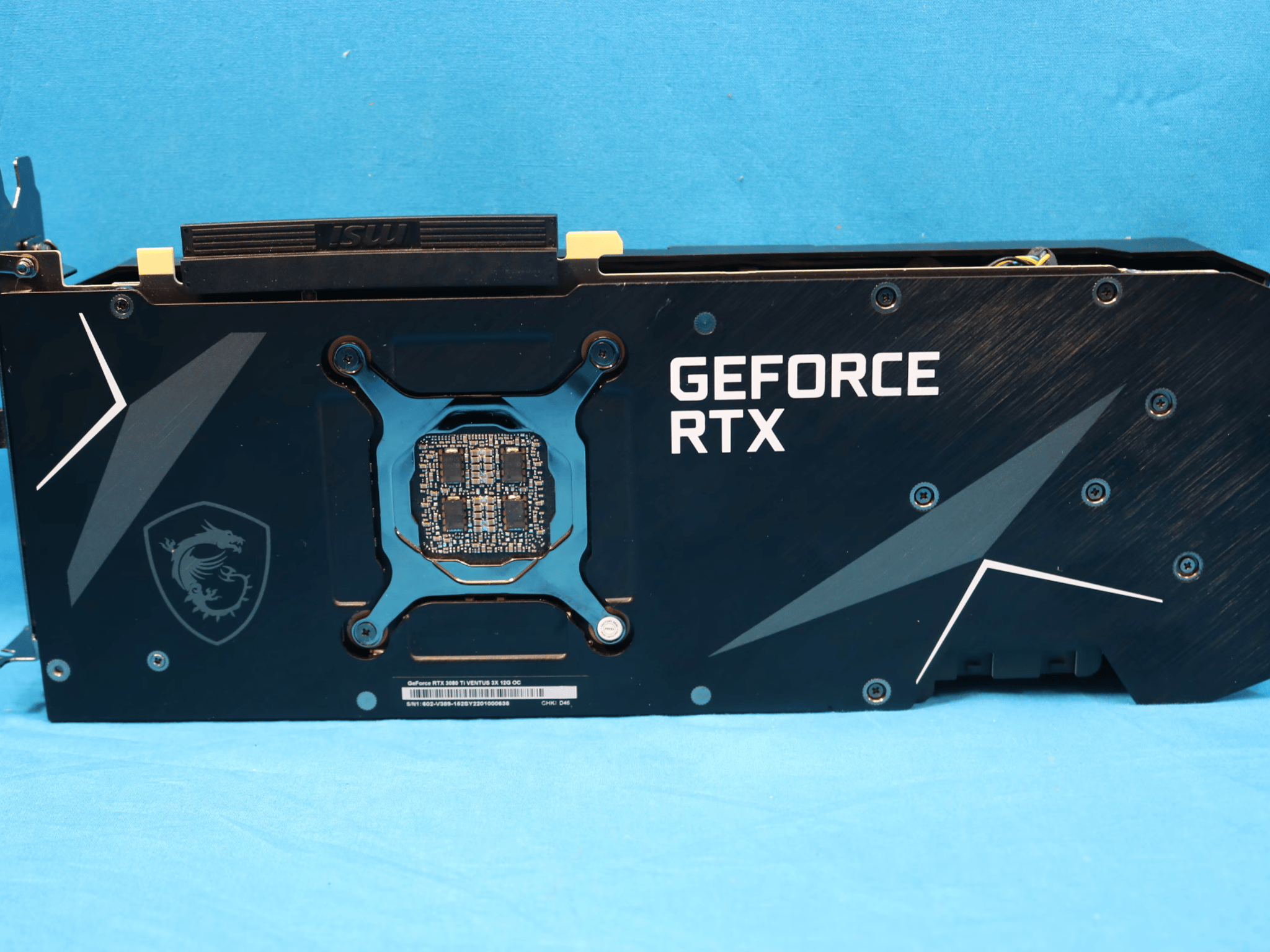 MSI NVIDIA GeForce RTX 3080 Ti Ventus 3X 12G OC GDDR6X PCIe 4.0 x16 Gaming Desktop GPU MS-V389