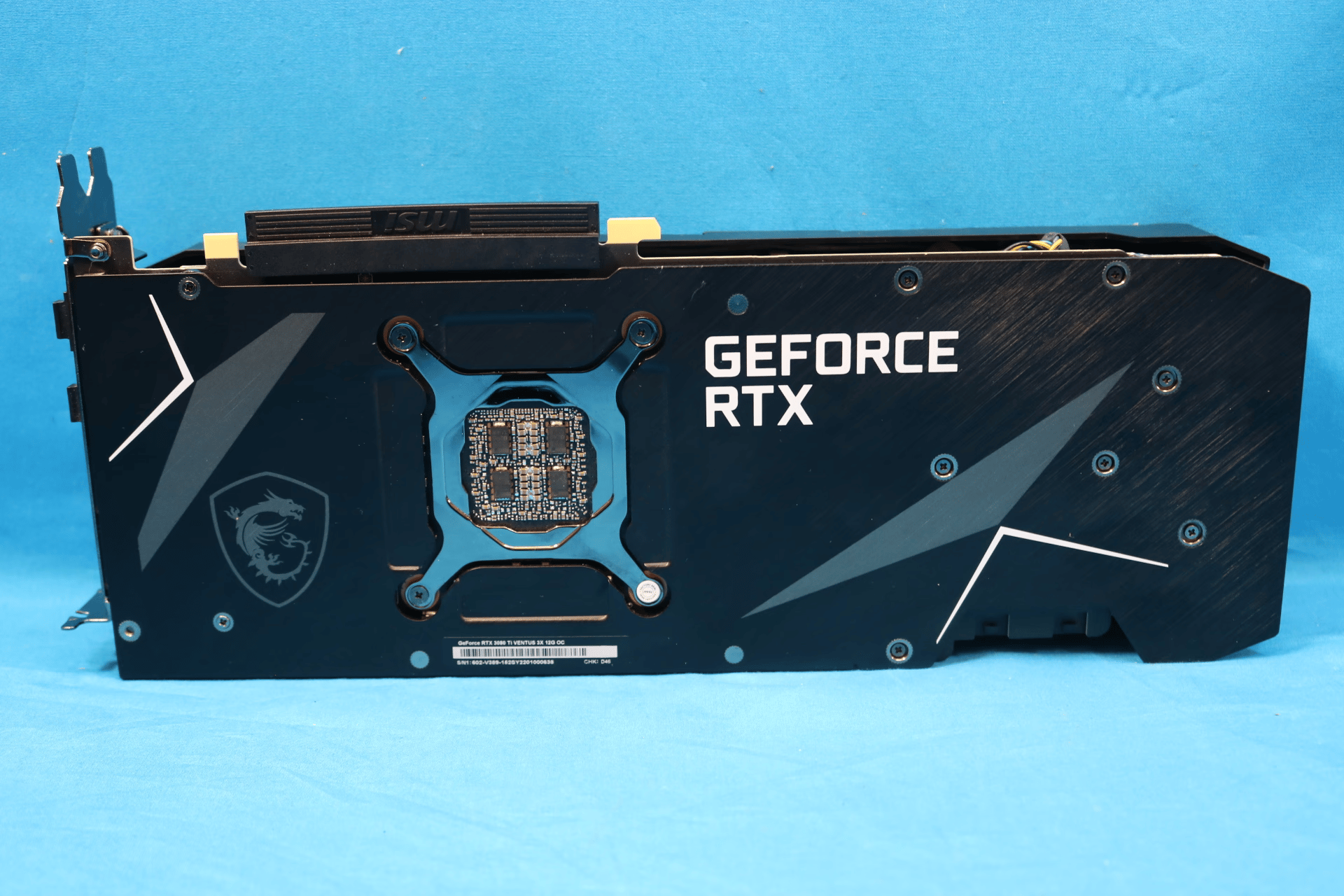 MSI NVIDIA GeForce RTX 3080 Ti Ventus 3X 12G OC GDDR6X PCIe 4.0 x16 Gaming Desktop GPU MS-V389