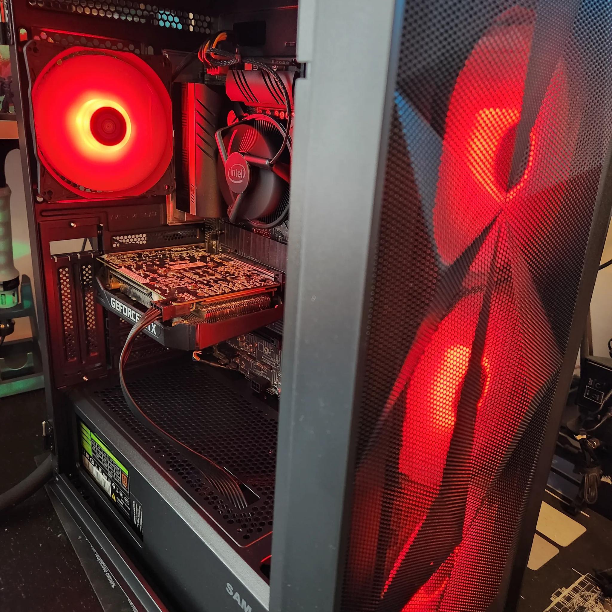 THE RED MONSTER 3 Budget 1080P gaming pc GTX 1660 super/ Intel 10105f
