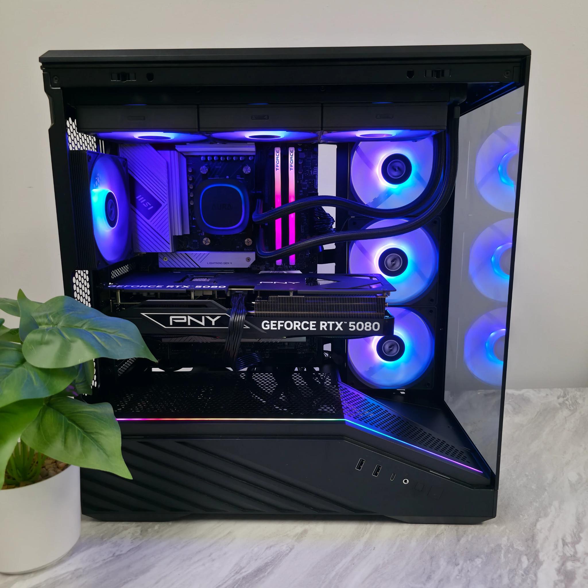 4K / 1440p Gaming Streaming PC Computer ( RTX 5080 , Ryzen 7800X3D, 32gb DDR5)