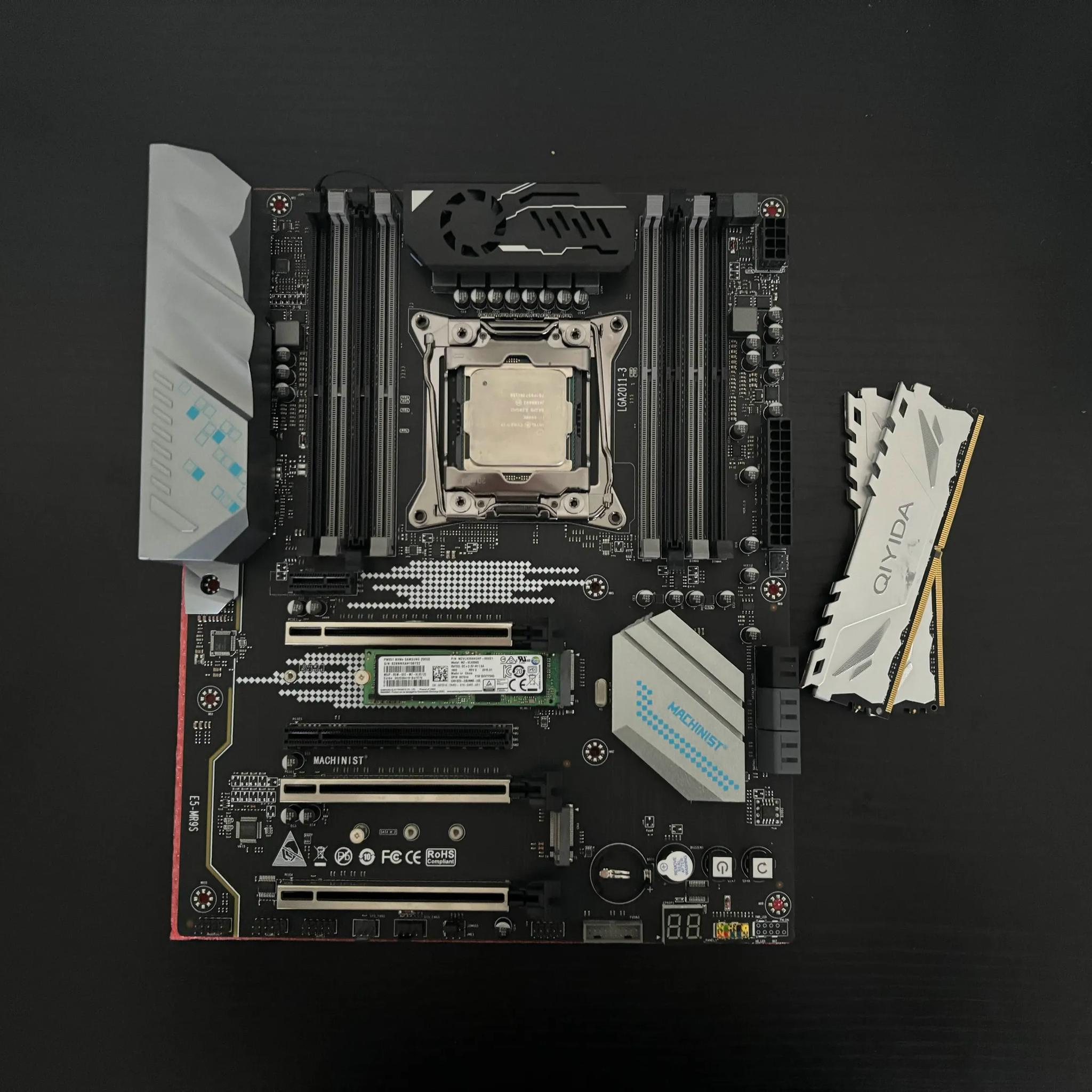 Machinist X99, i7-6900k, 16GB RAM, 256GB NVMe