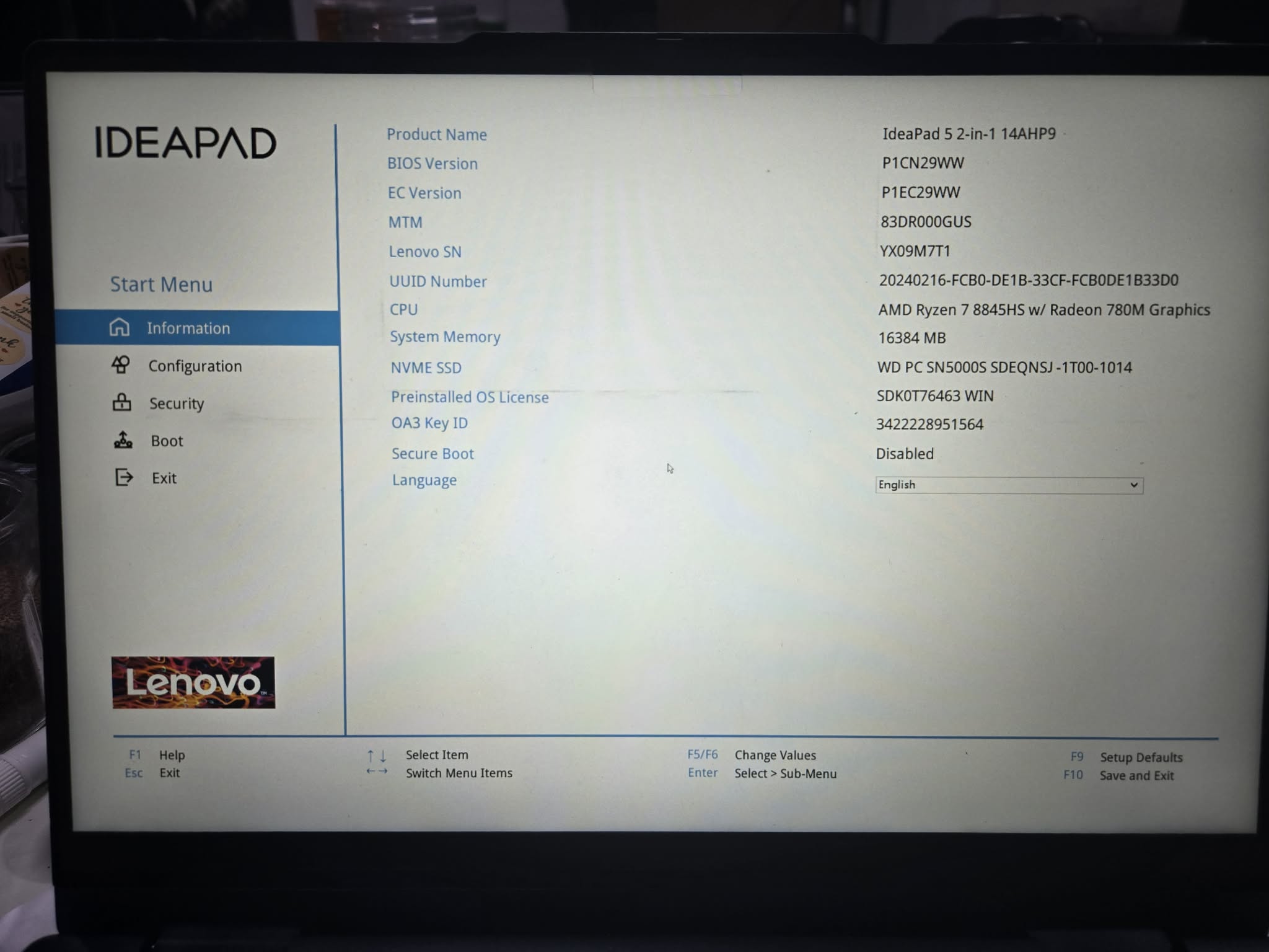 Lenovo IdeaPad 5 2-in-1 14” Touch Laptop – Ryzen 7 8845HS | 16GB RAM | 1TB SSD | Radeon 780M