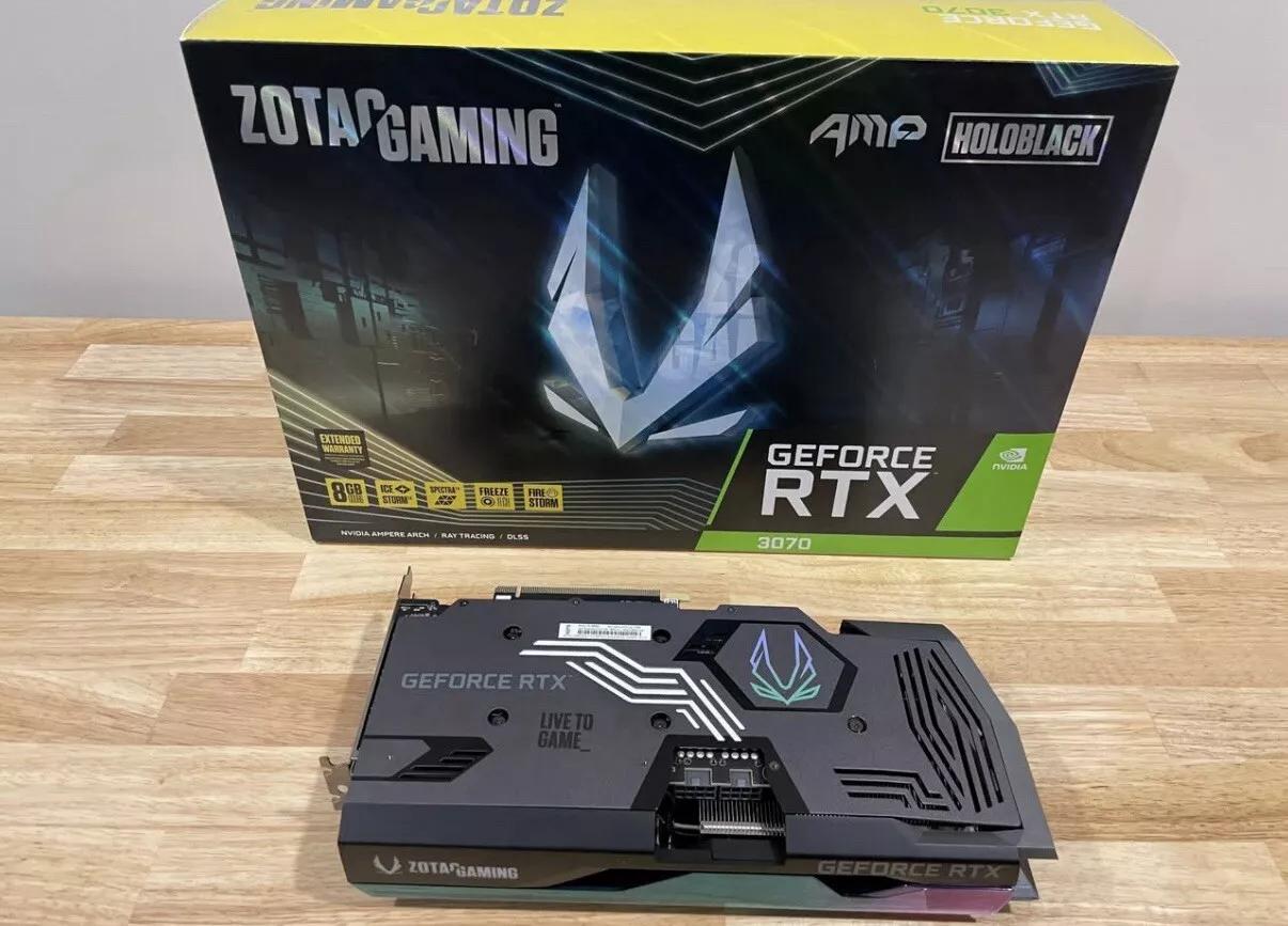 ZOTAC GAMING GeForce RTX 3070 AMP Holo LHR 8GB GDDR6 Graphics Card