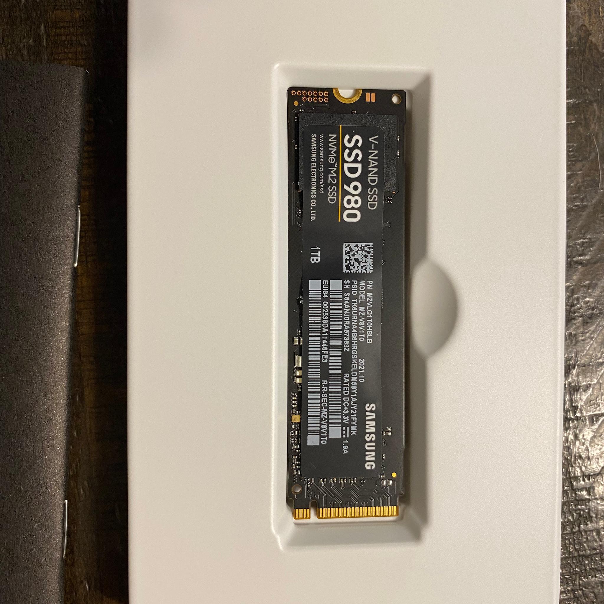 Samsung SD980 VNAND NVMe 1TB SSD