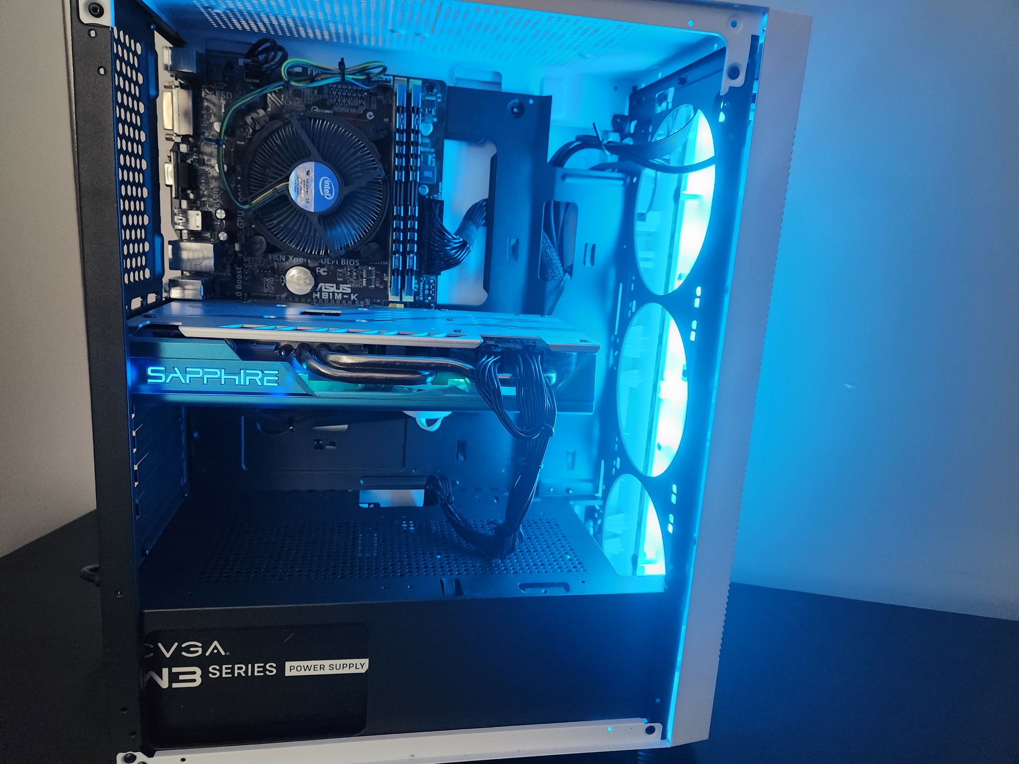 THE BLUE BOMBER ULTRA budget 1080 P gaming pc!