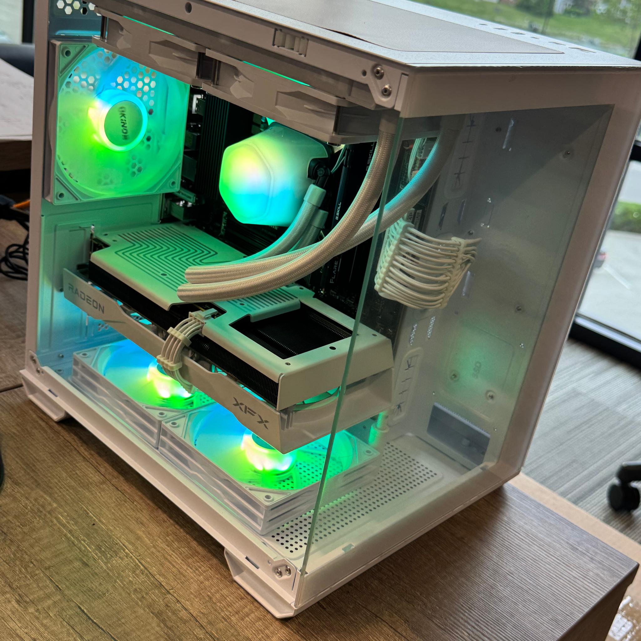 'ALL NEW PARTS' AM5 PC with AMD RYZEN 5 7500X3D & RX 9060XT 8GB