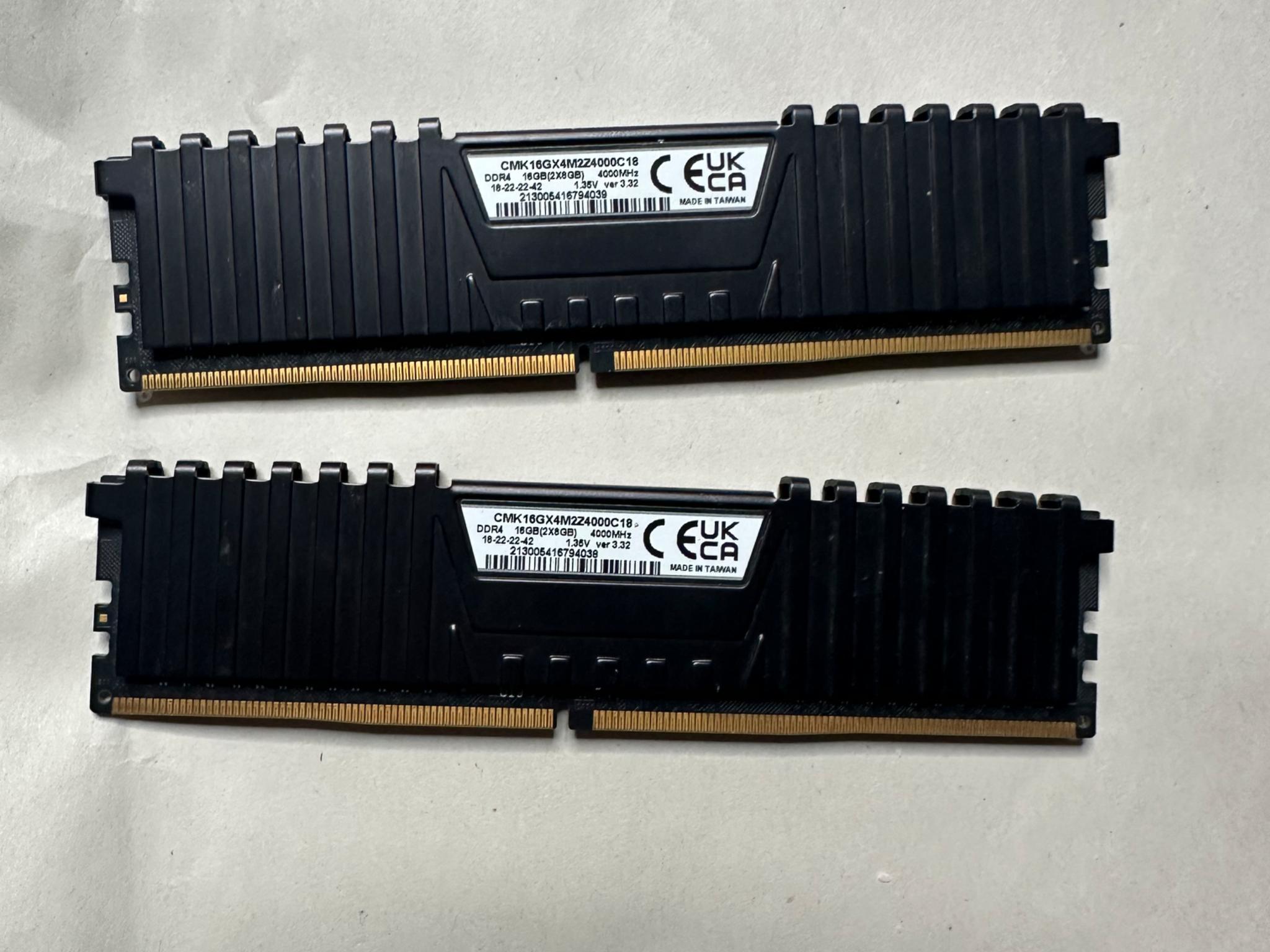 Corsair Vengeance LPX 16GB (2x8GB) DDR4 Desktop RAM 4000MHz CMK16GX4M2Z4000C18
