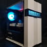 custom built white/black gaming pc