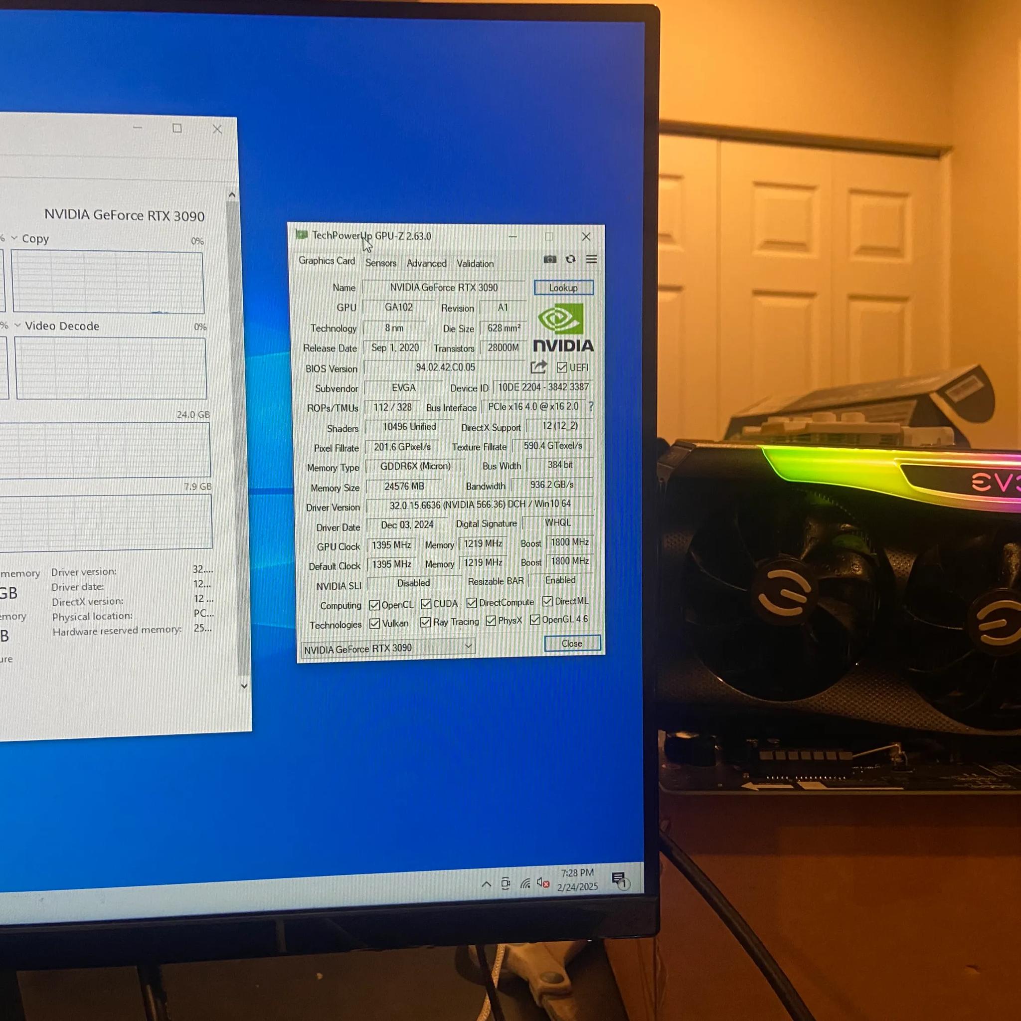 EVGA RTX 3090 FTW3 ULTRA 24GB