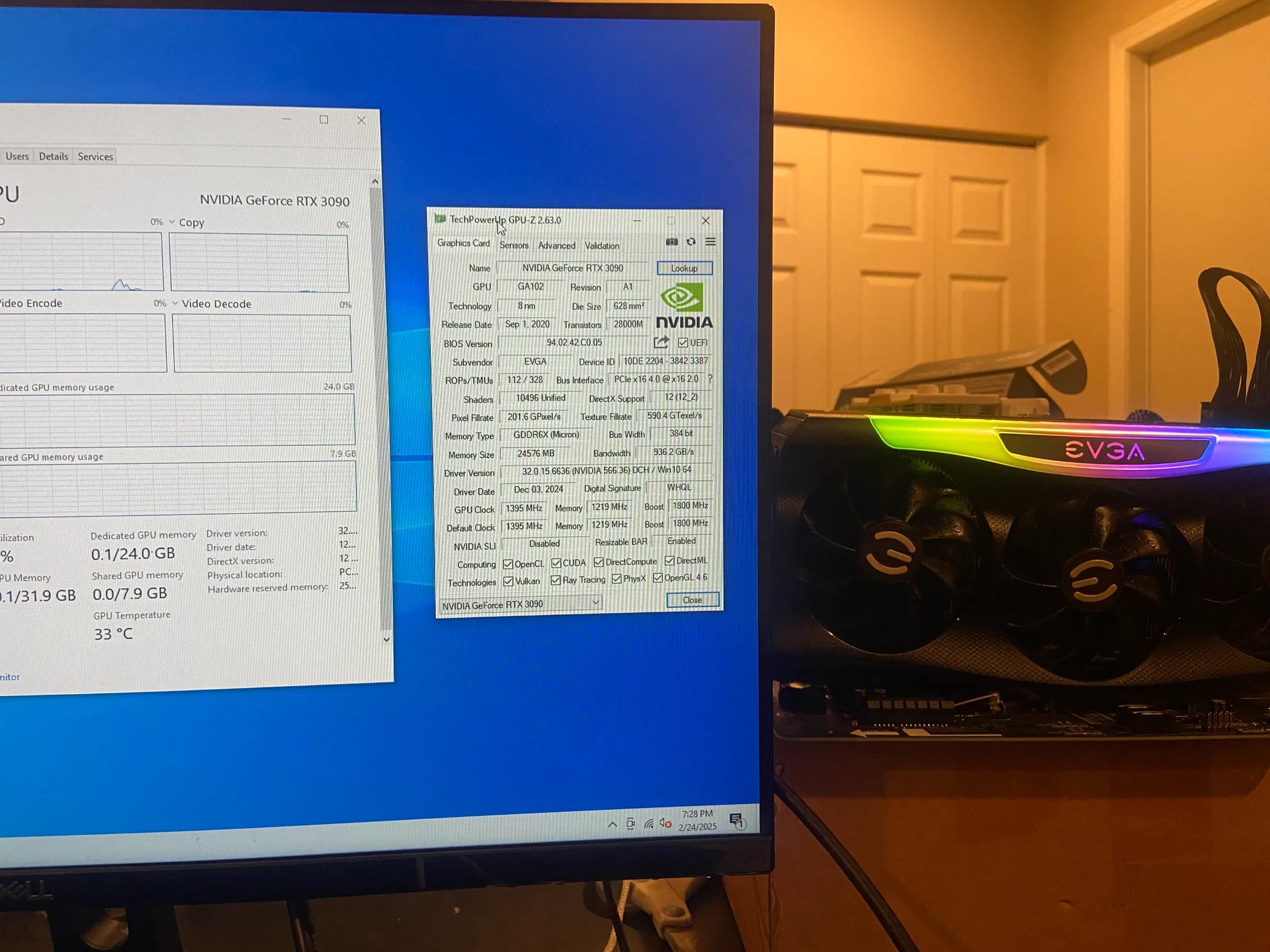 EVGA RTX 3090 FTW3 ULTRA 24GB