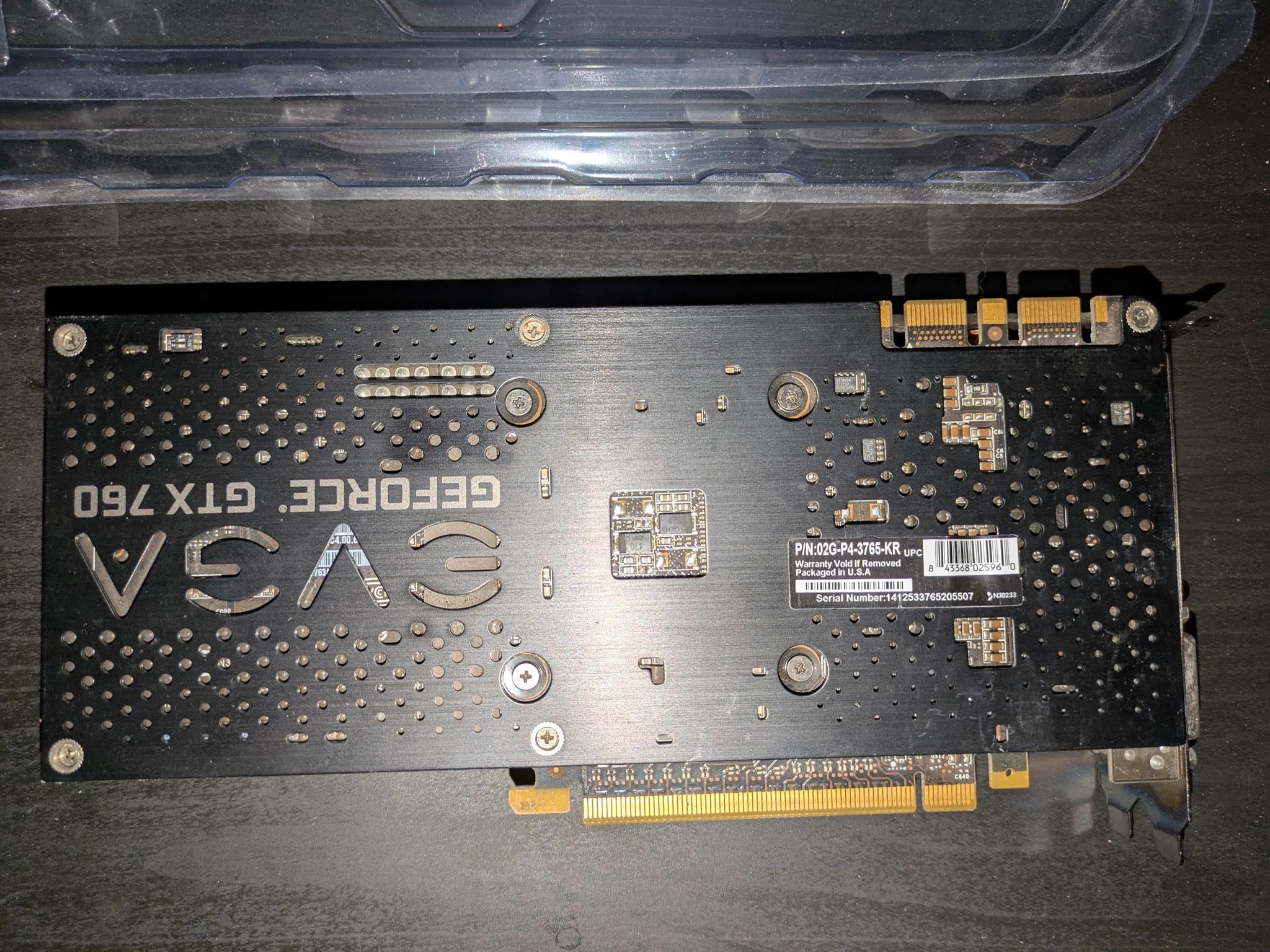EVGA ACX GTX 760 Dual BIOS 2GB