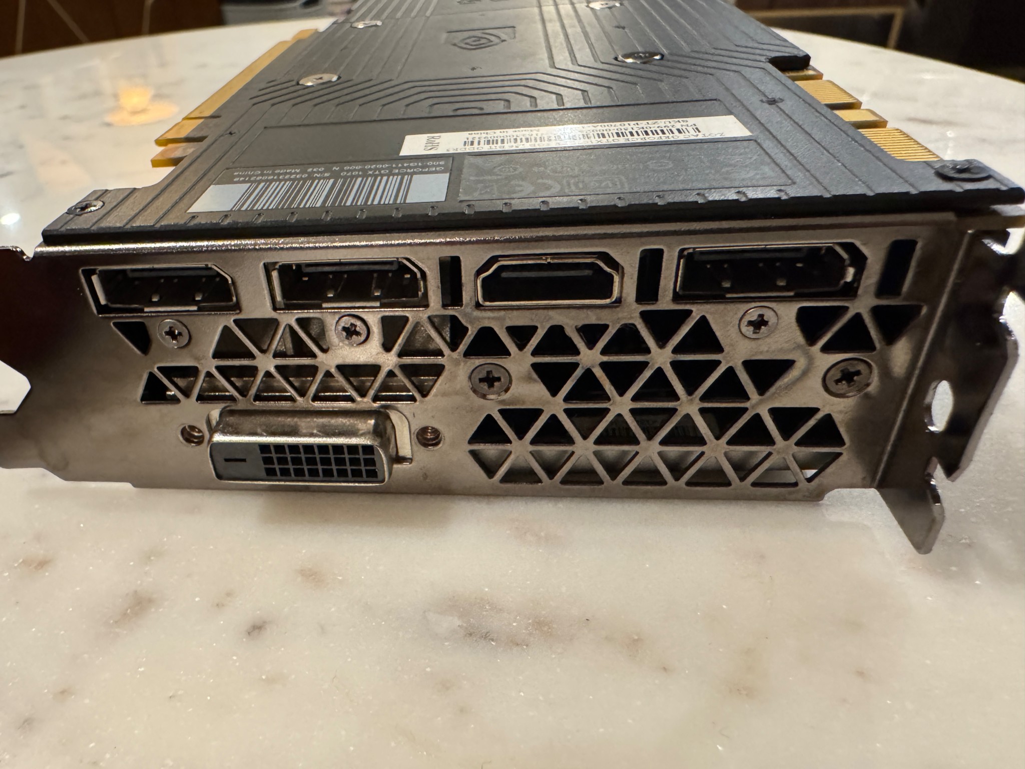 Super clean NVIDIA Founders Edition GTX 1070