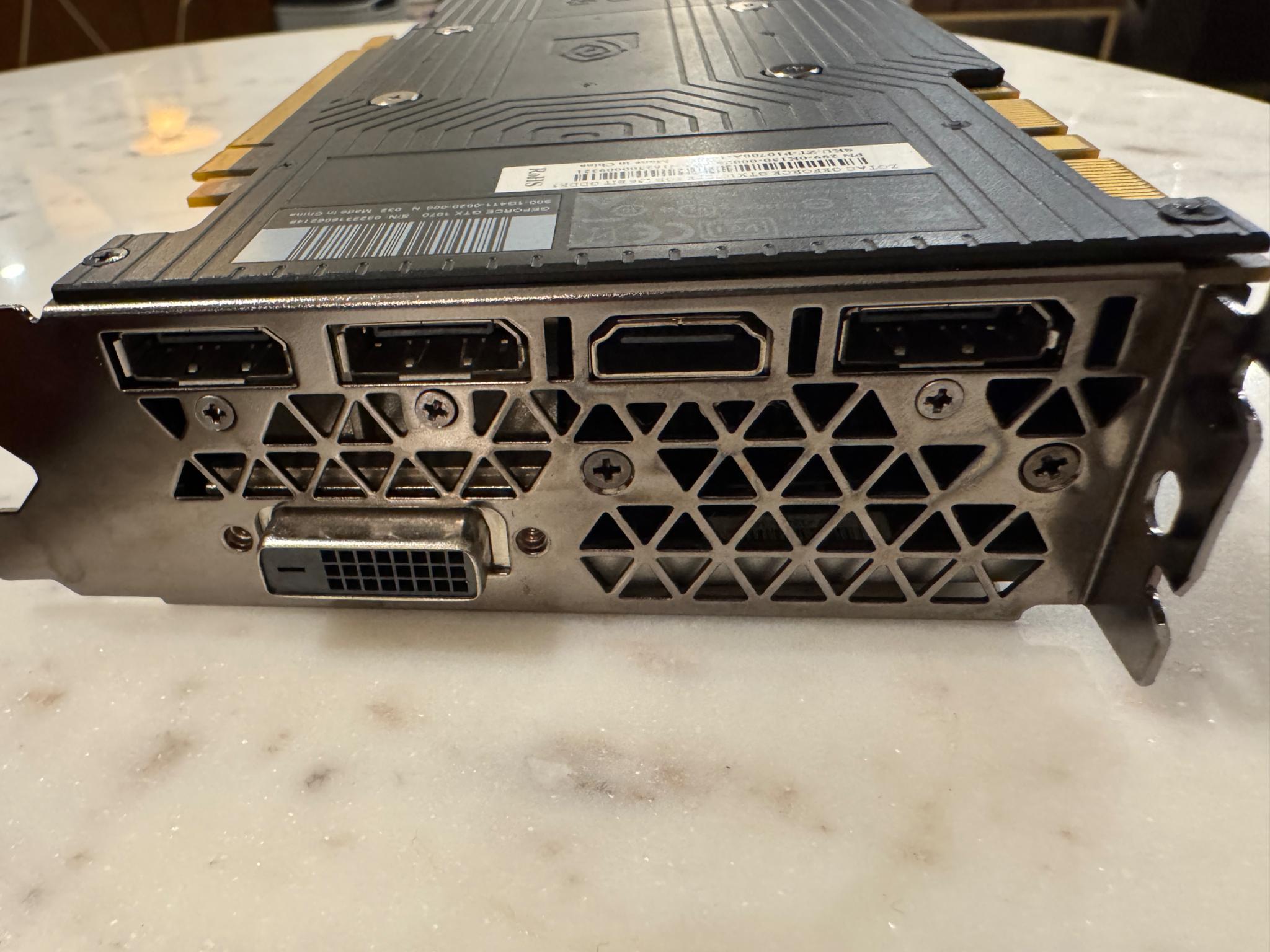 Super clean NVIDIA Founders Edition GTX 1070