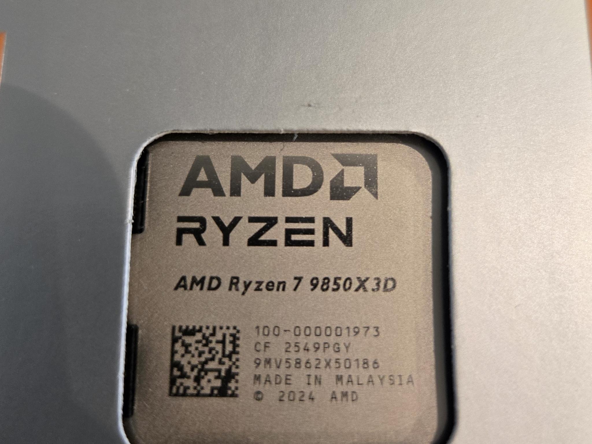 AMD Ryzen 7 9850X3D *NEW*