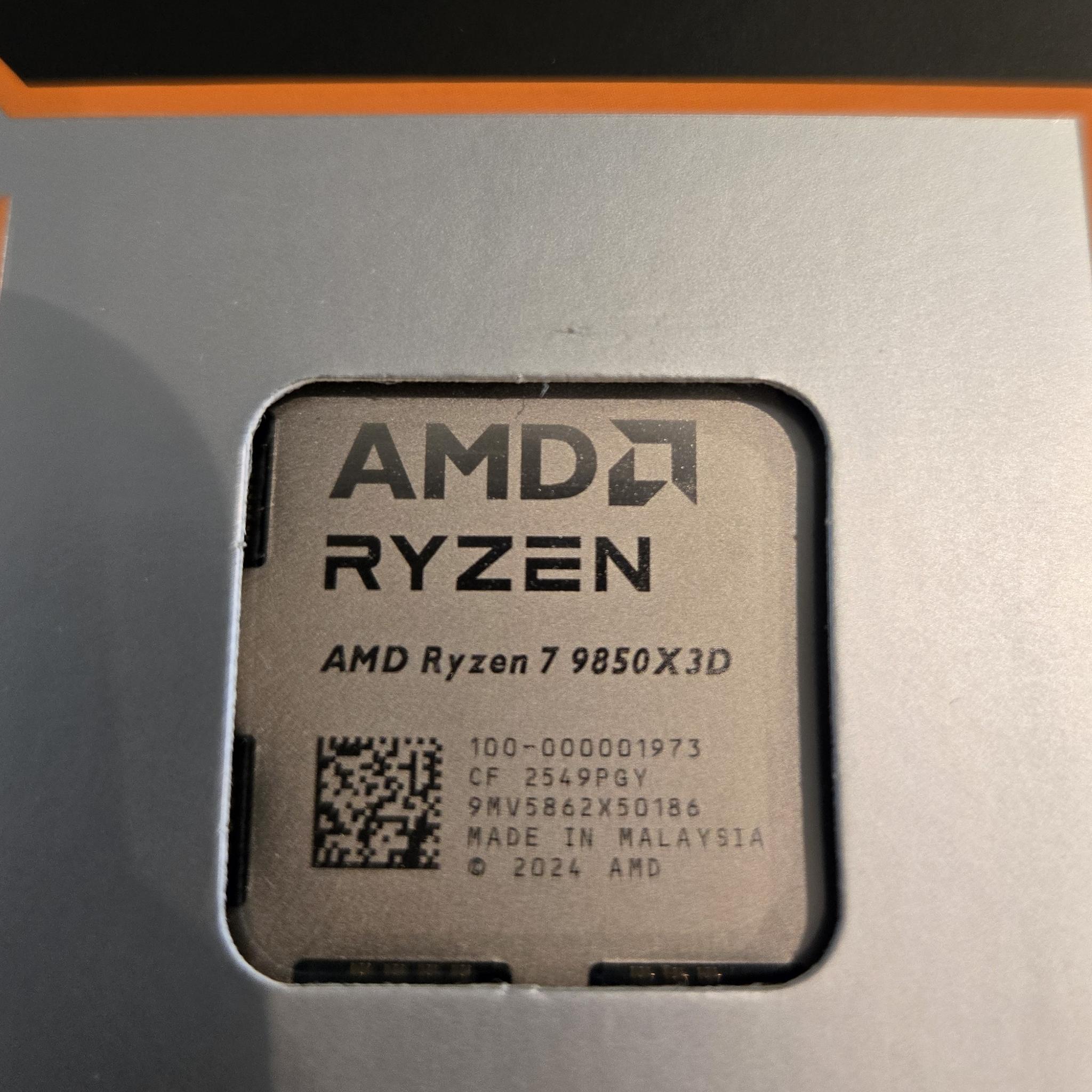 AMD Ryzen 7 9850X3D *NEW*