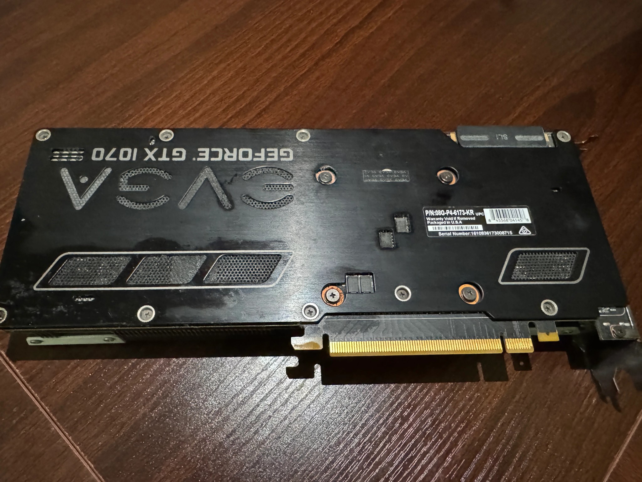 EVGA GTX 1070 Superclock - 8GB with ACX3.0 cooler
