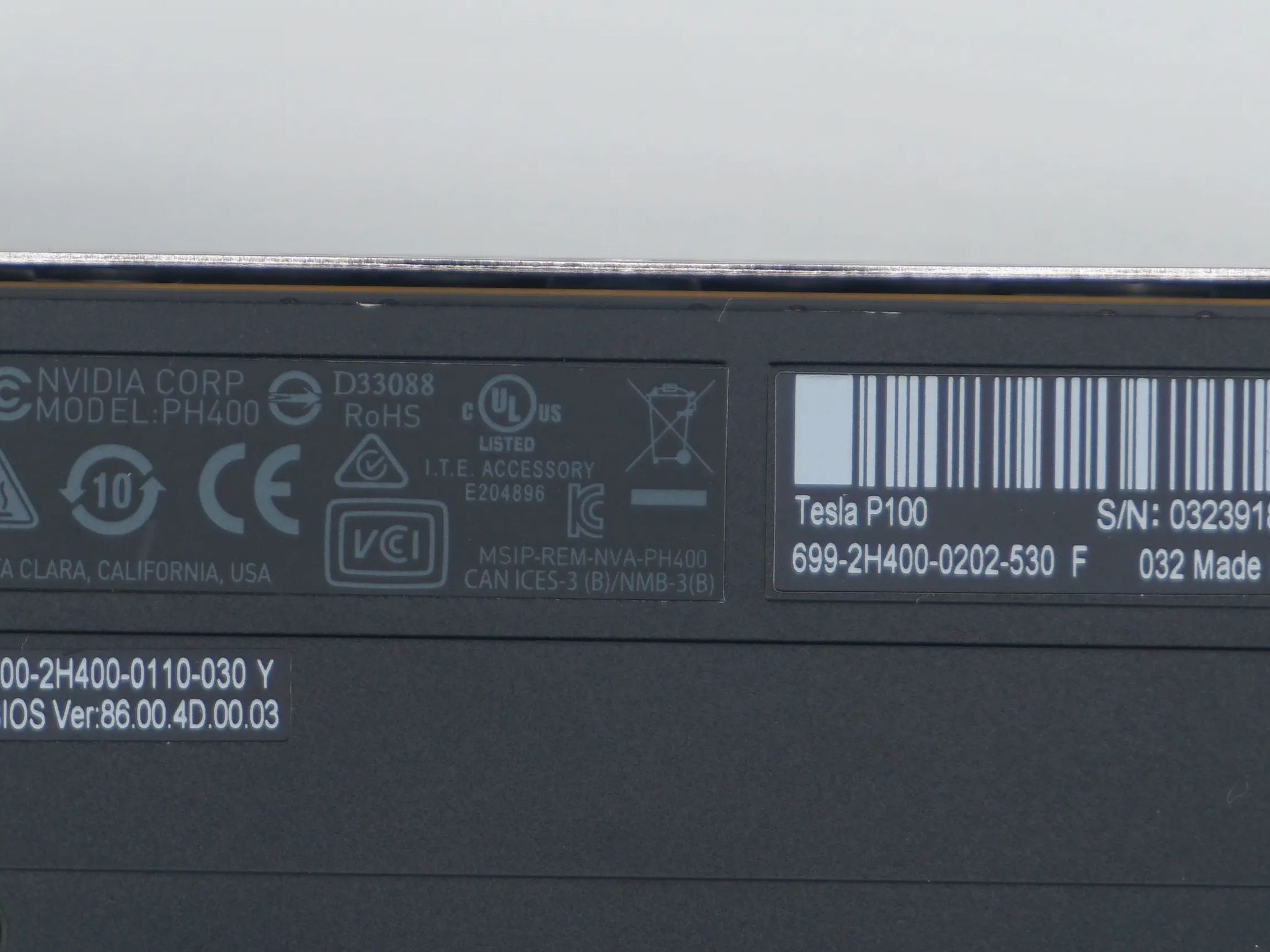 NVIDIA Tesla P100 12GB HBM2