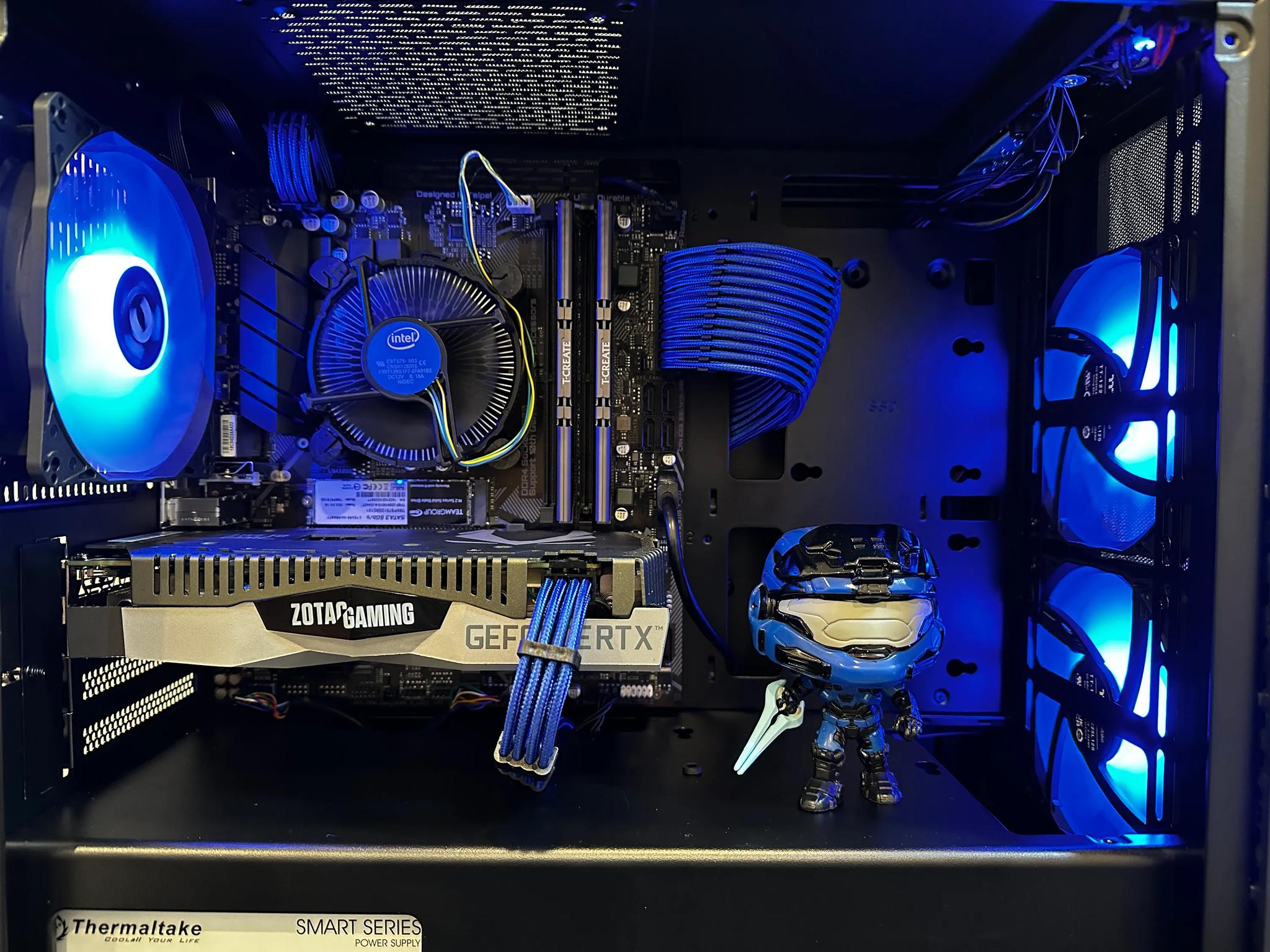  Halo Mark V||Gaming PC-Intel Core i5-10400 6 Cores -Nvidia RTX 2060 SUPER-16GB DDR4 RAM- 512GB SSD