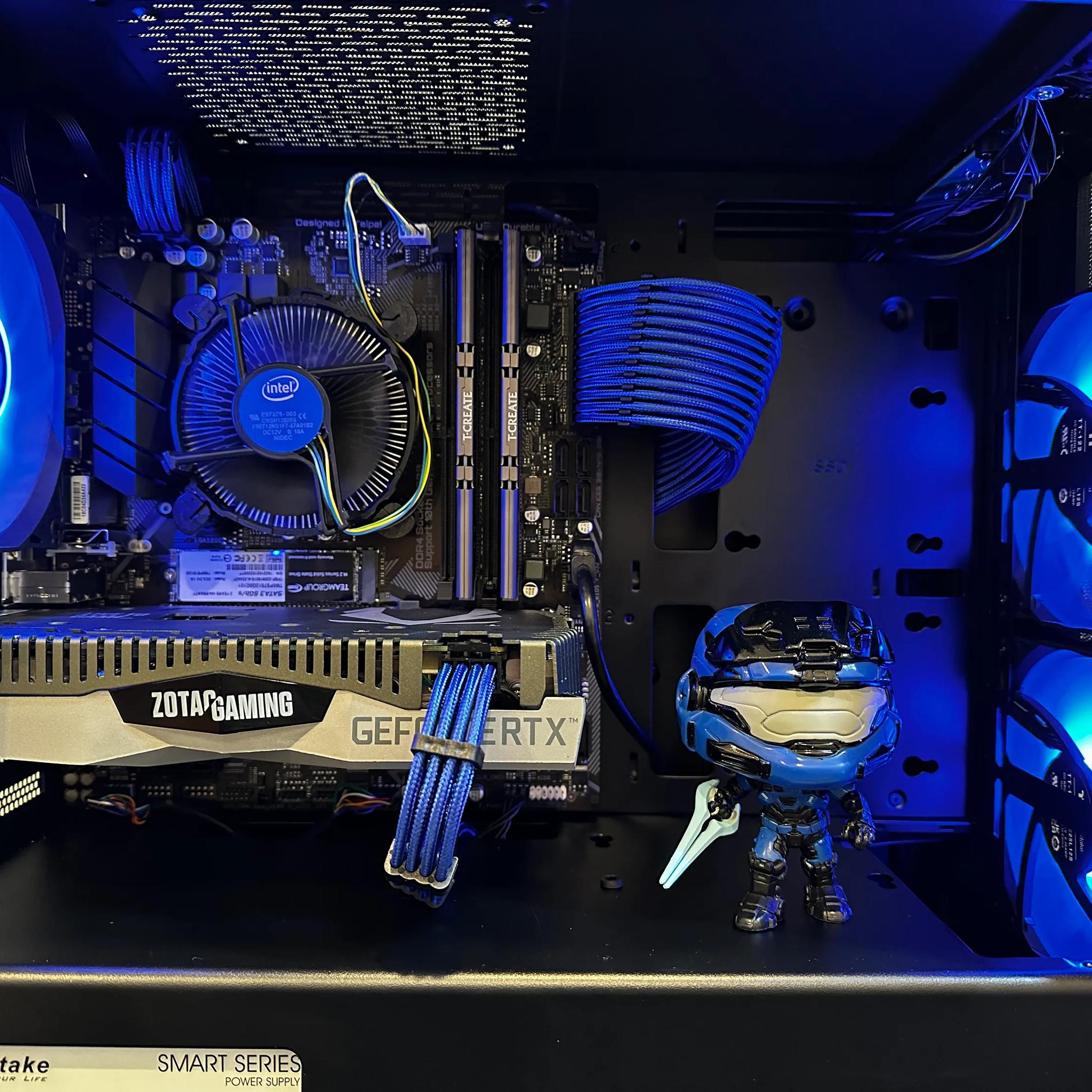  Halo Mark V||Gaming PC-Intel Core i5-10400 6 Cores -Nvidia RTX 2060 SUPER-16GB DDR4 RAM- 512GB SSD