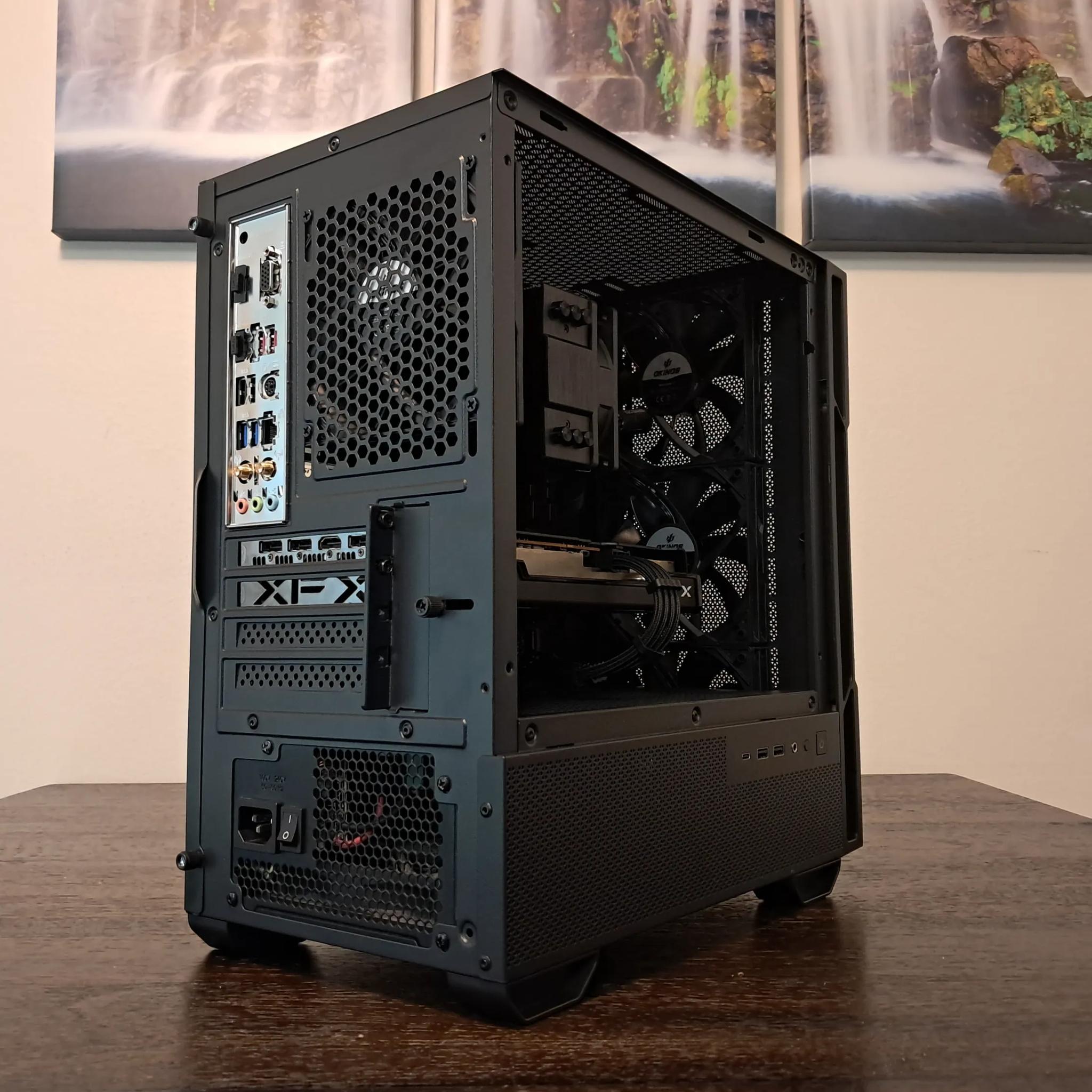 🪵Sleek Woodgrain AMD Gamer!🪵Ryzen 5 3500X | Radeon RX 6600 | 1TB SSD | 16GB DDR4-3200