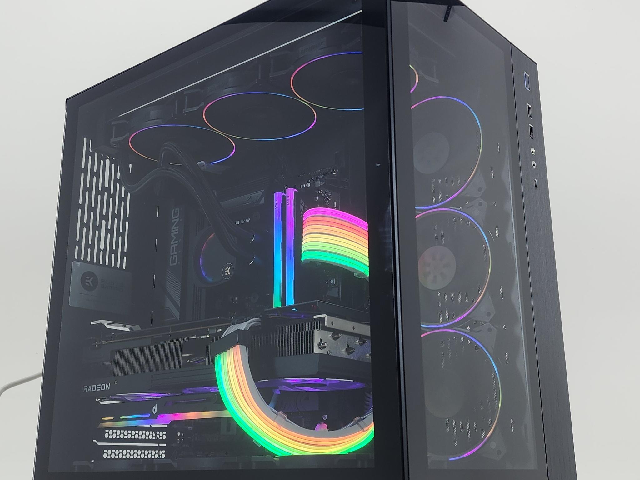 Gaming PC Ryzen 7 9800X3D 32GB RAM 2TB SSD RX 7900 XTX 24GB Windows 11 Computer