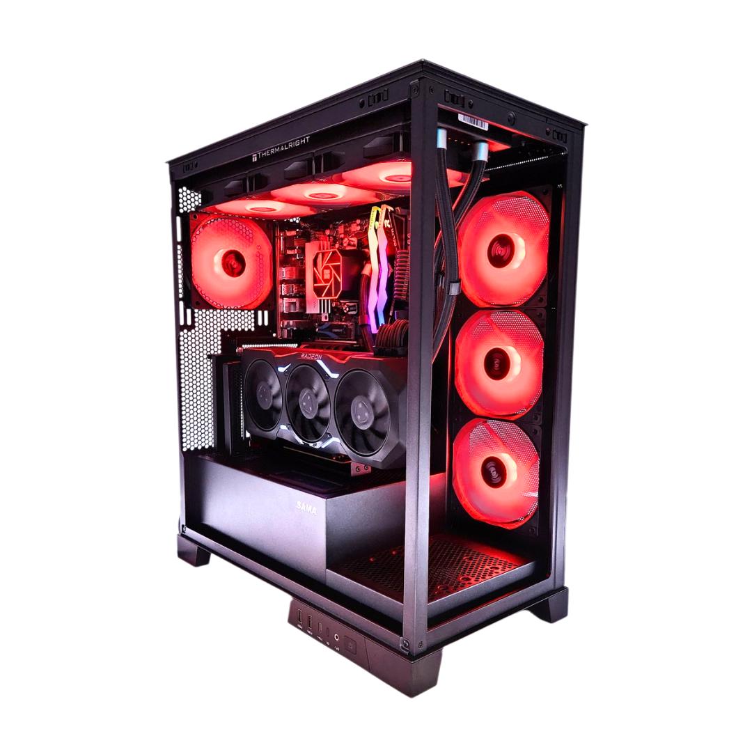 🚨BLACK FRIDAY🚨: RX 7900 XTX | Ryzen 9600X | 32GB DDR5 RAM | 2TB SSD | 7 Fans | Black RGB Gaming PC