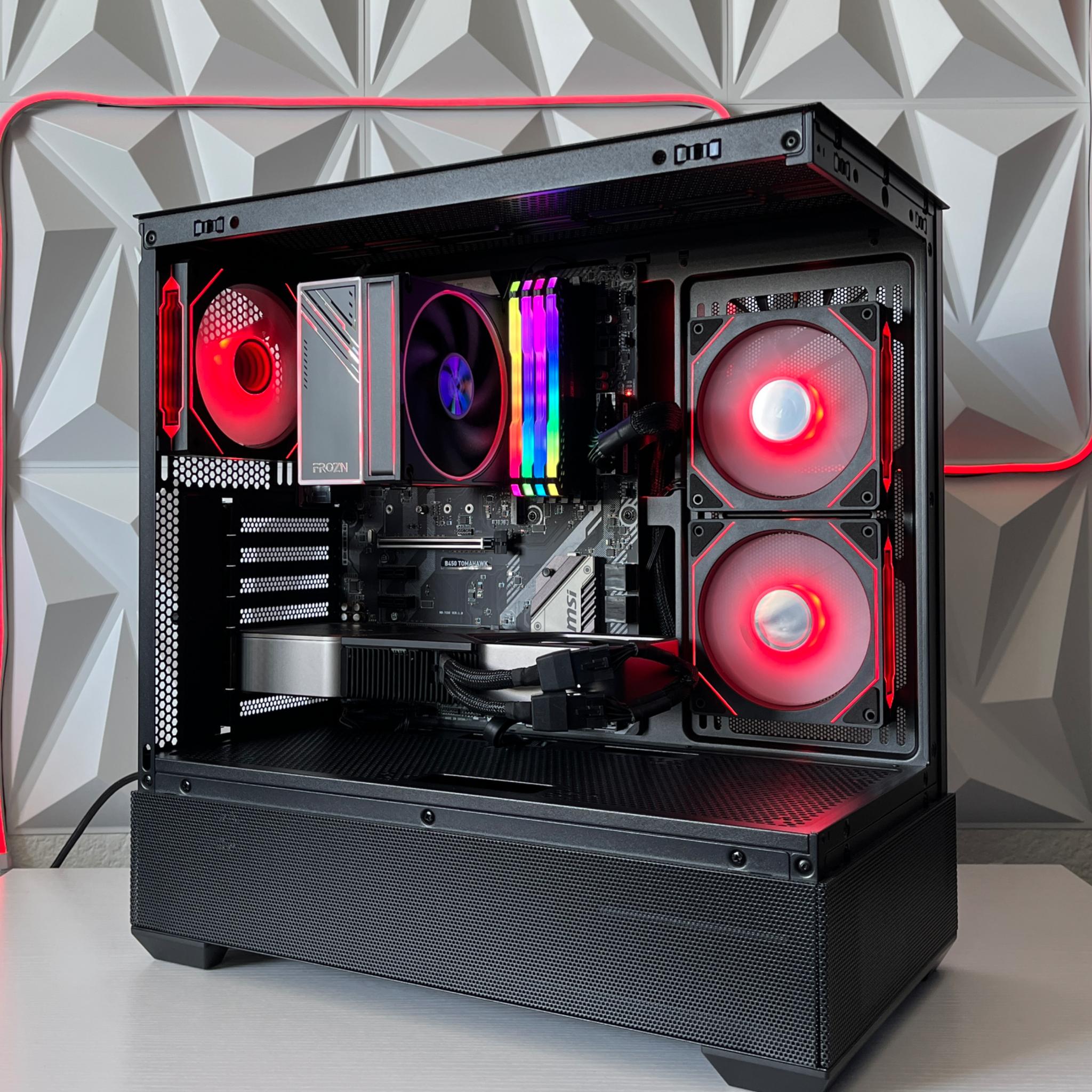 RTX 3080 10GB, Ryzen 7 5700G, 32GB RAM | Black RGB Gaming Computer/PC