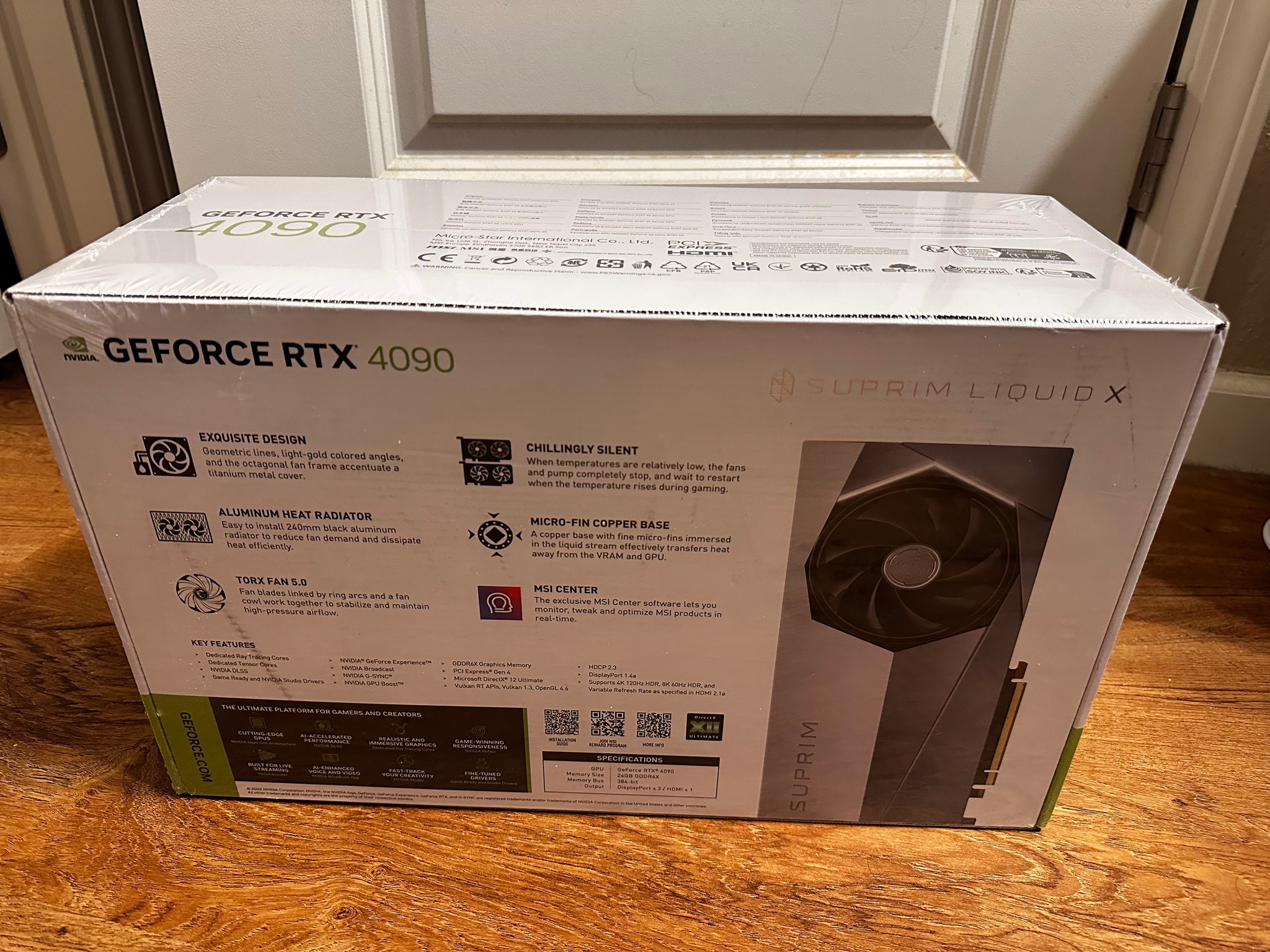 BNIB sealed MSI RTX 4090 Suprim Liquid X