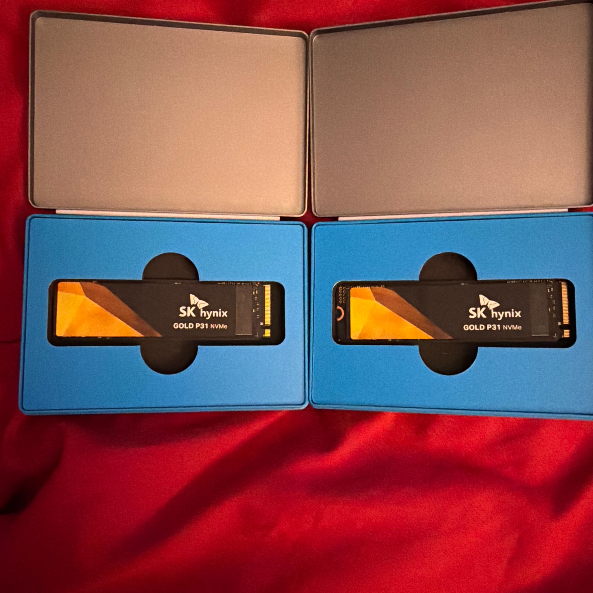 Intel ARC B580 BRAND NEW IN BOX SEALED++ 2X 2TB SK Hynix Gold M.2 NVME 2280 SSD's