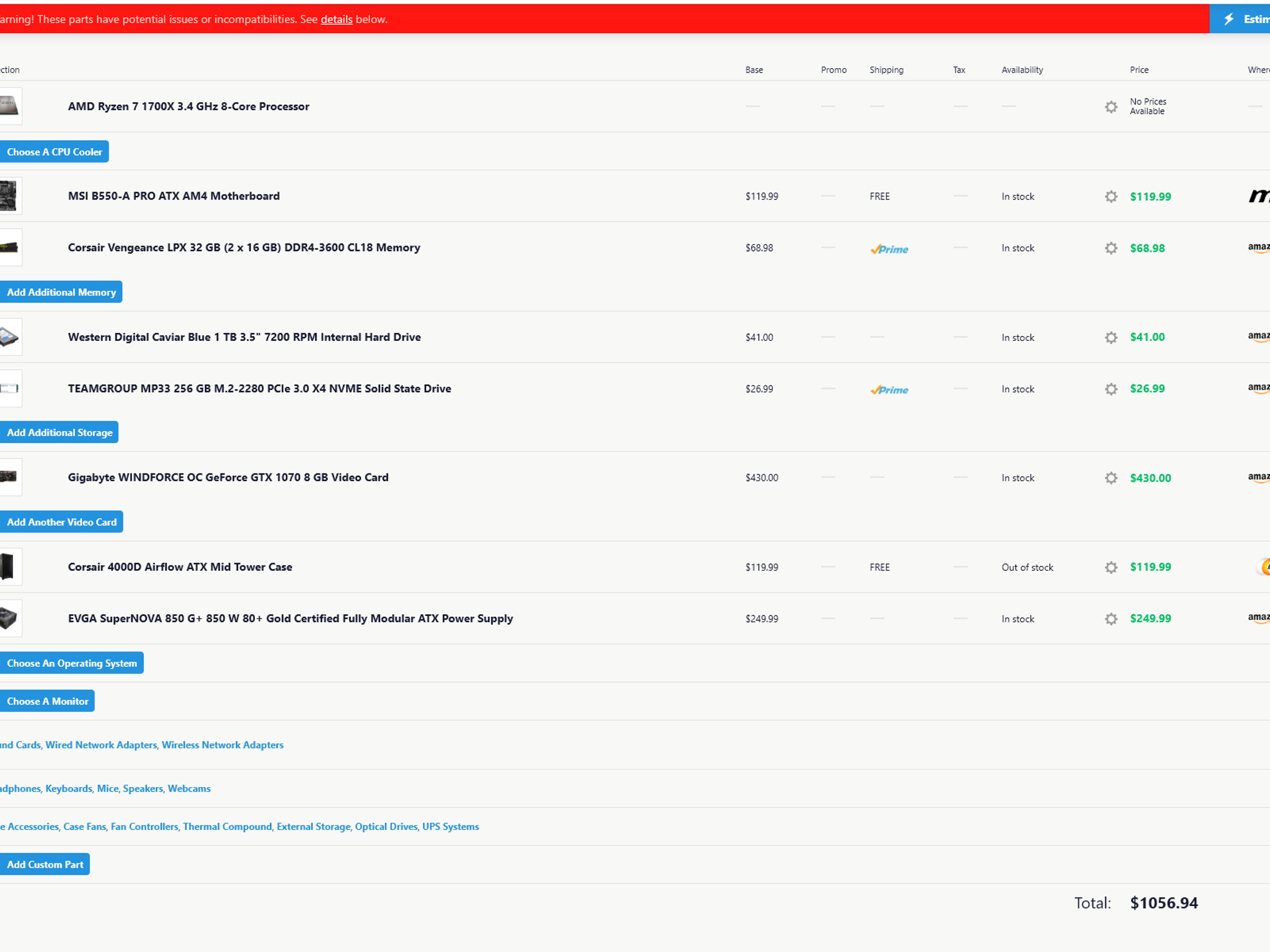 1700x 1070 gaming pc -ready to play & free from bloatware