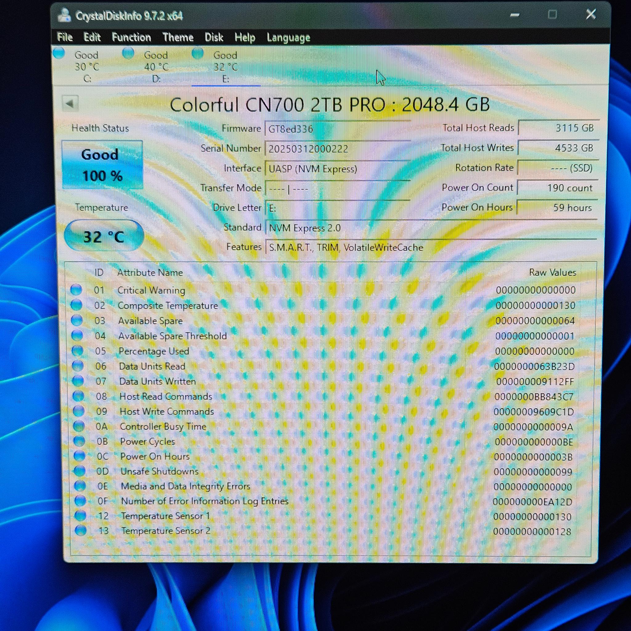 Colorful  700 Pro 2TB SSD