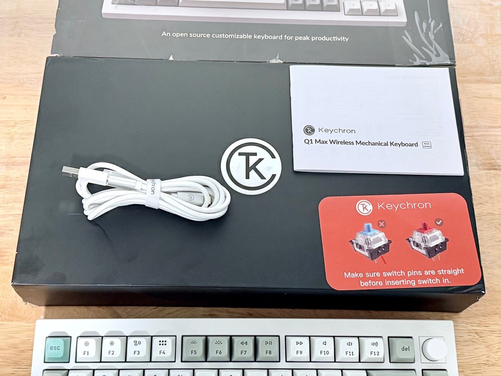 KeyChron Q1 Max White