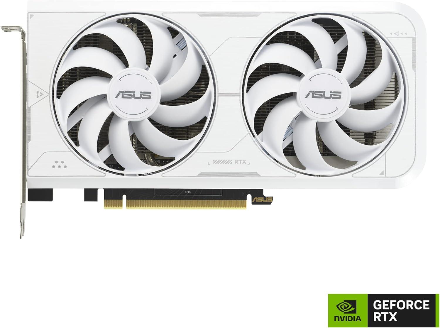 ASUS GeForce RTX 3060 Ti 8GB White OC GDDR6 Video Graphics Card GPU