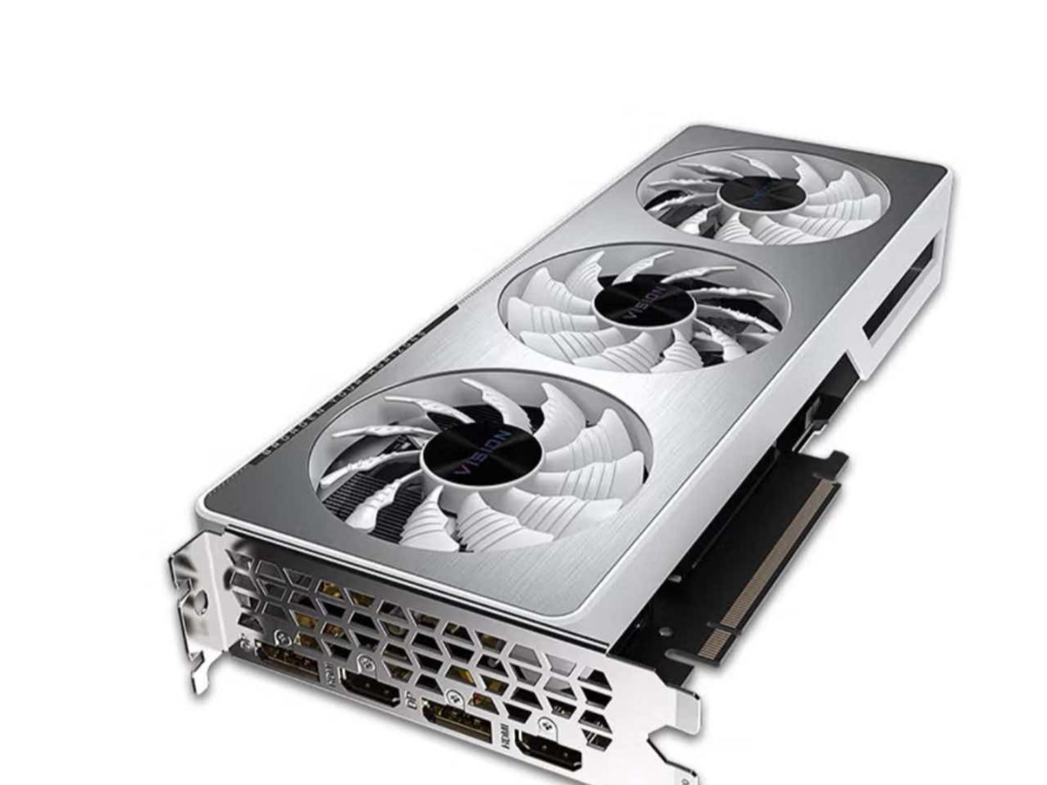 GIGABYTE GeForce RTX 3060 Ti VISION OC 8GB。