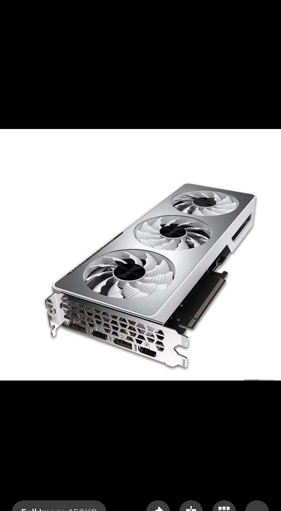 GIGABYTE GeForce RTX 3060 Ti VISION OC 8GB。