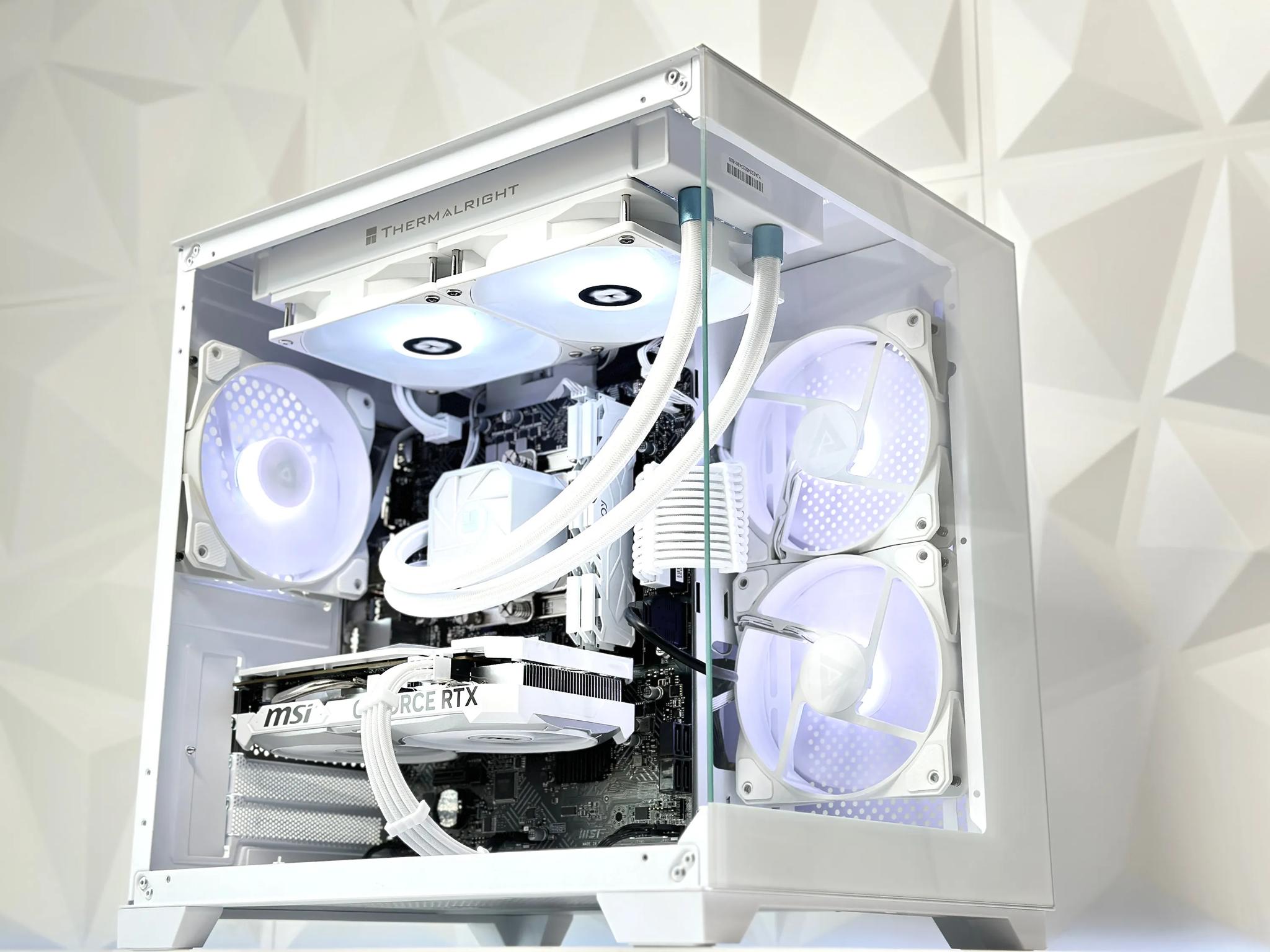 Liquid Cooled Gaming PC❄️Nvidia RTX 4060 8GB❄️Intel 13100F❄️16GB DDR4❄️1TB NVME