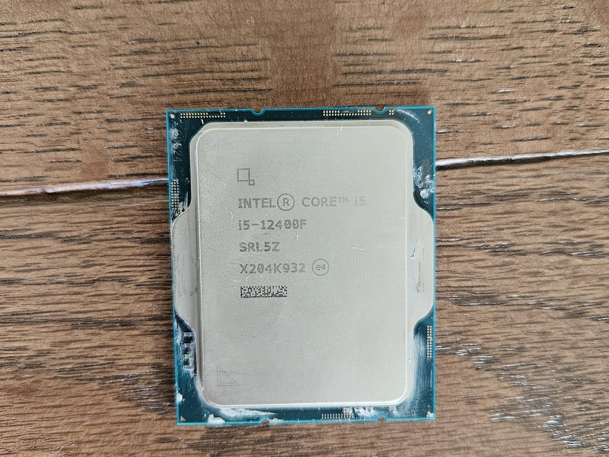 Intel i5 12400f CPU