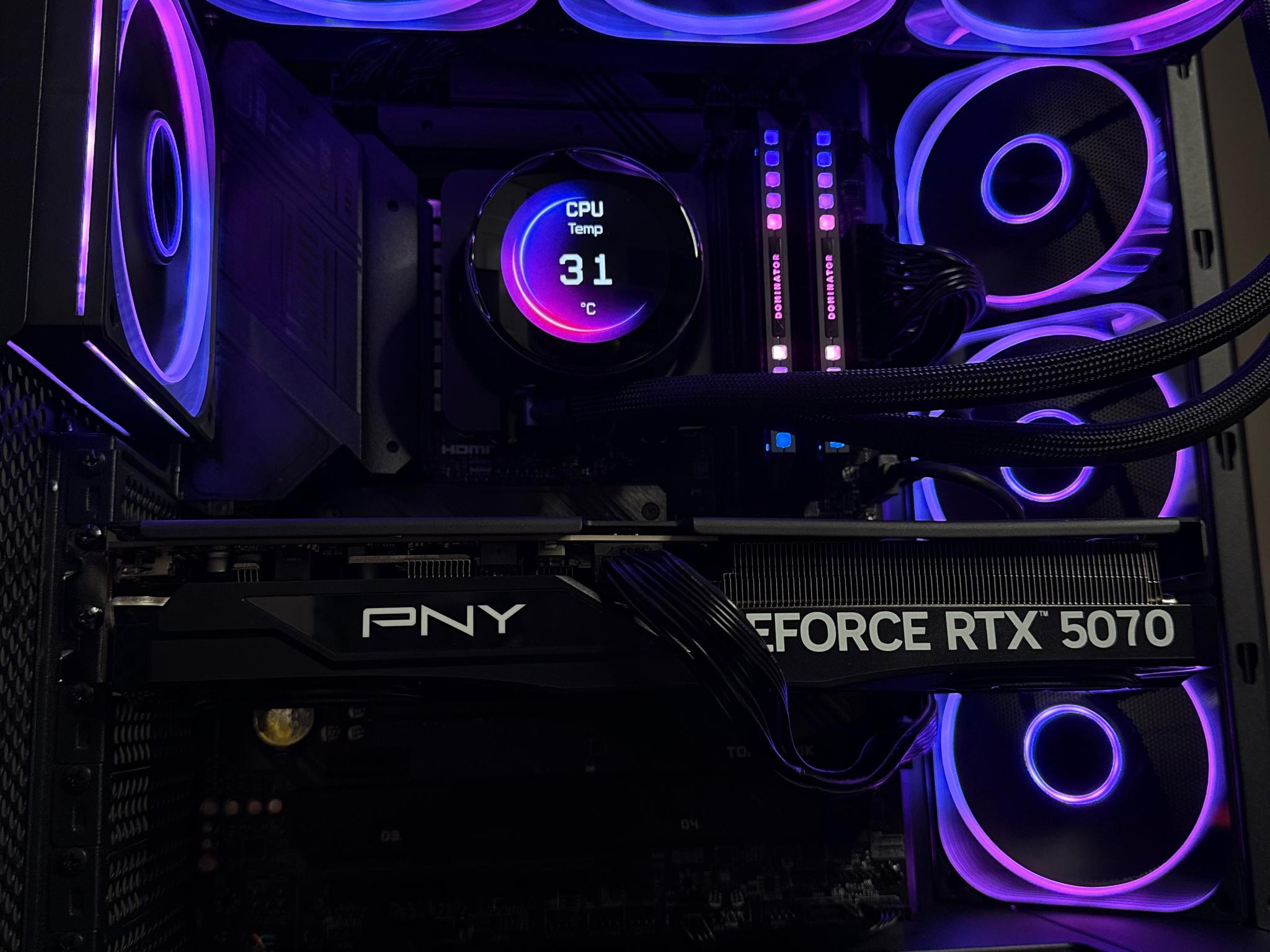 ✨💜 AORURA | RTX 5070 + i9-14900KF | 32GB RAM | 2TB Gen4 NVMe — Ultra High-End Gaming PC